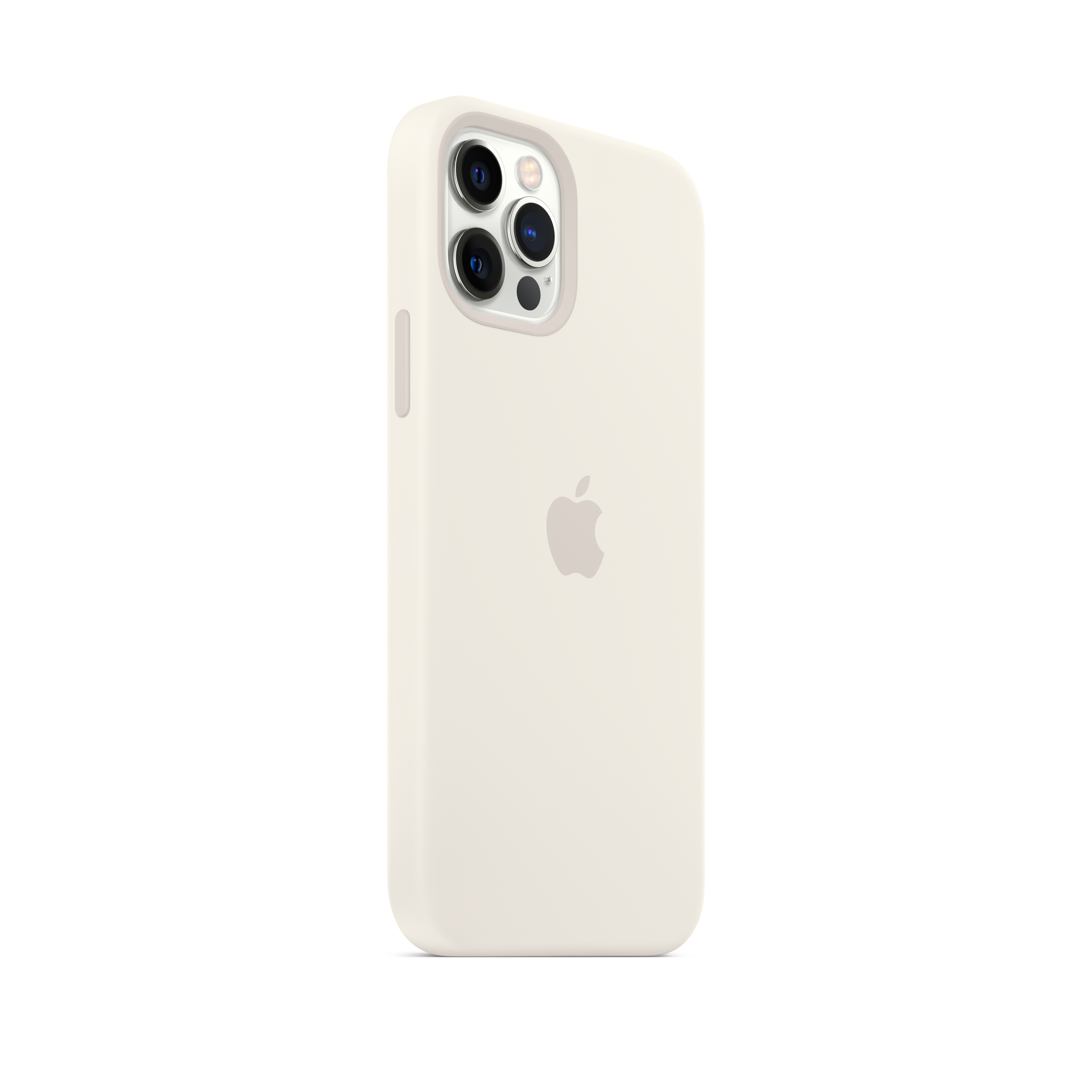 iPhone 12 & 12 Pro Silicone Case with MagSafe — White