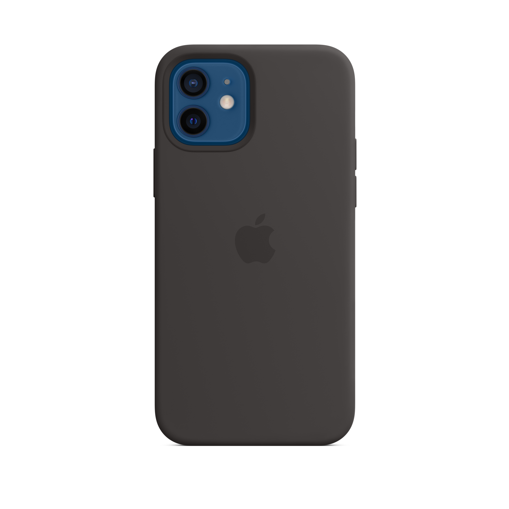 iPhone 12 & 12 Pro Silicone Case with MagSafe — Black