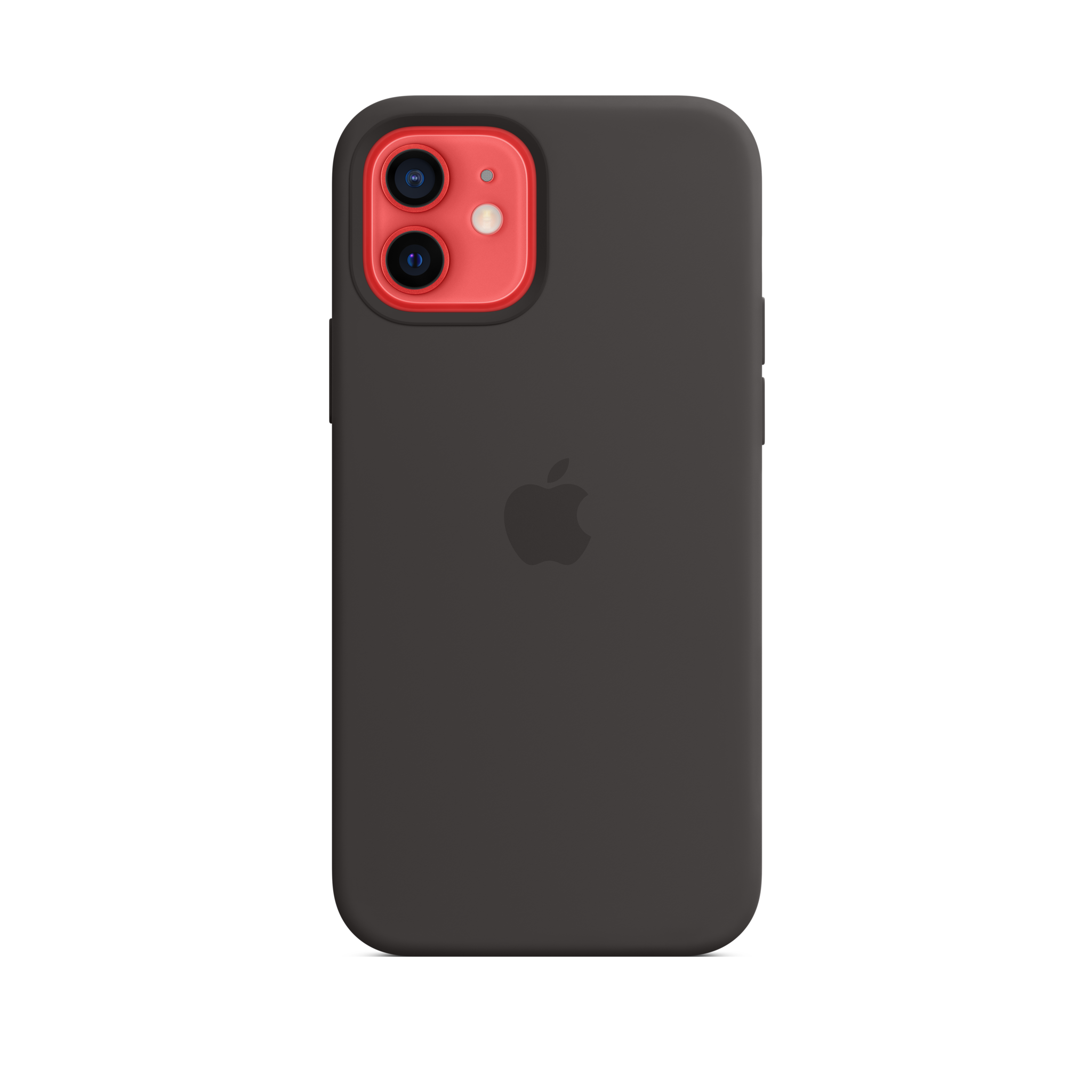 iPhone 12 & 12 Pro Silicone Case with MagSafe — Black