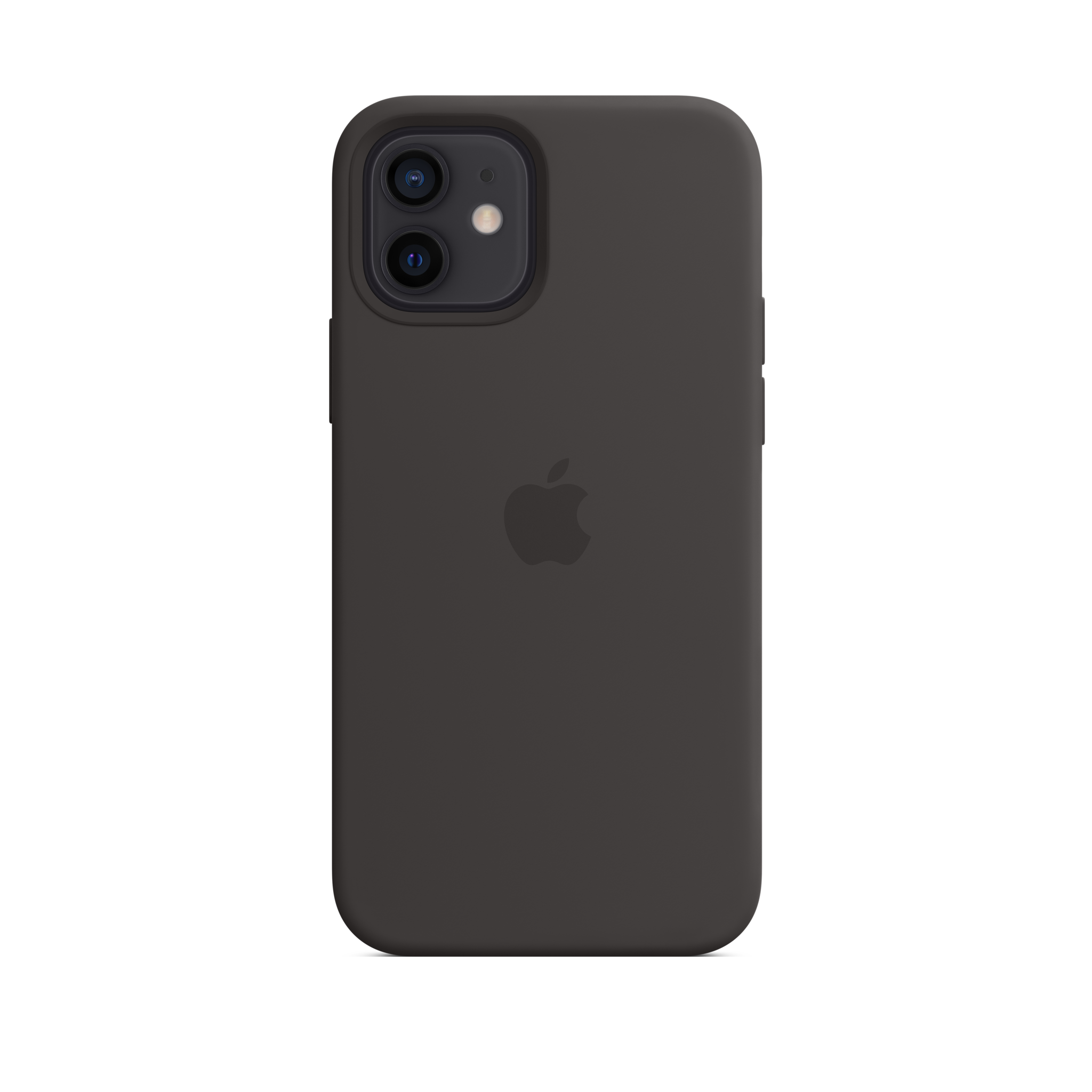 iPhone 12 & 12 Pro Silicone Case with MagSafe — Black