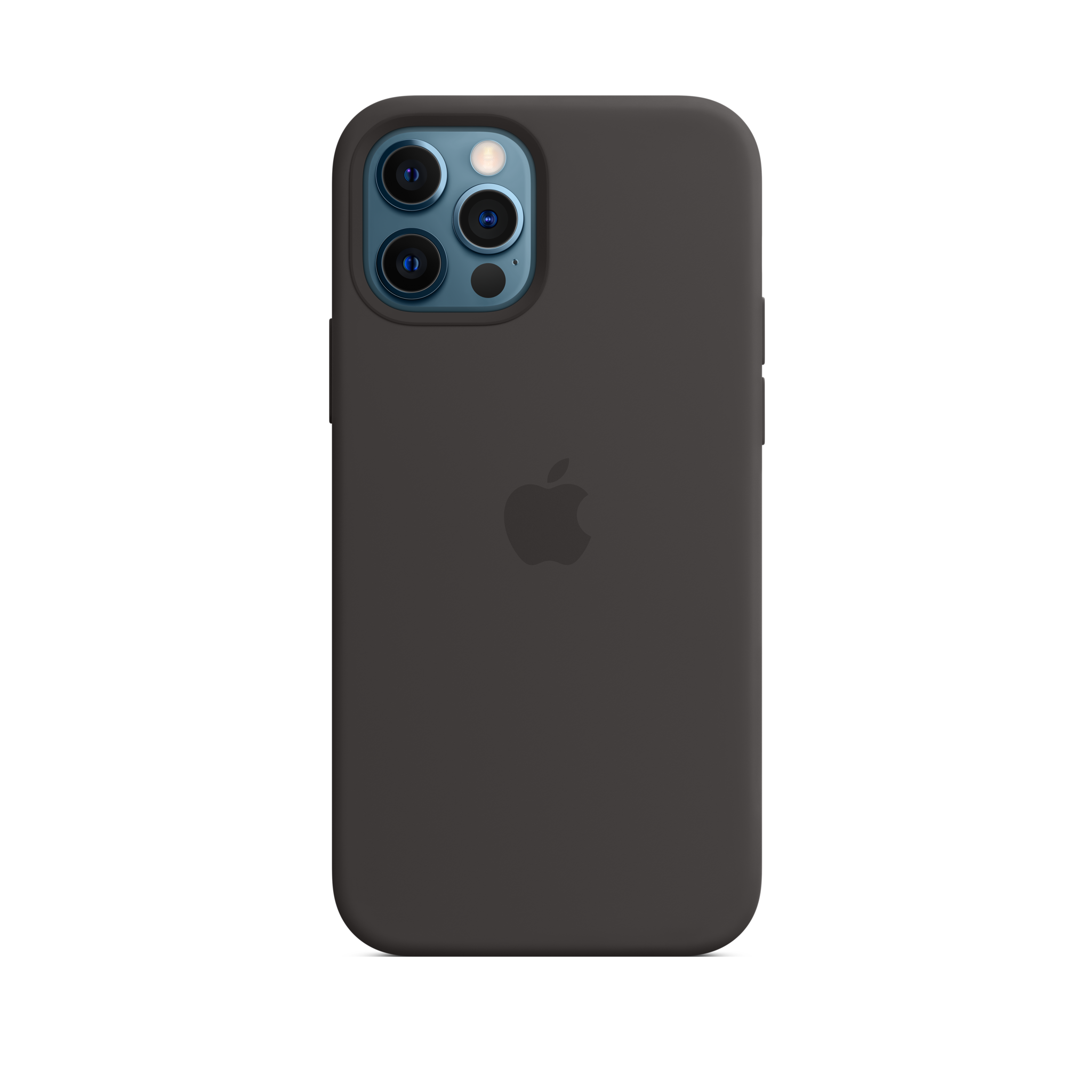 iPhone 12 & 12 Pro Silicone Case with MagSafe — Black