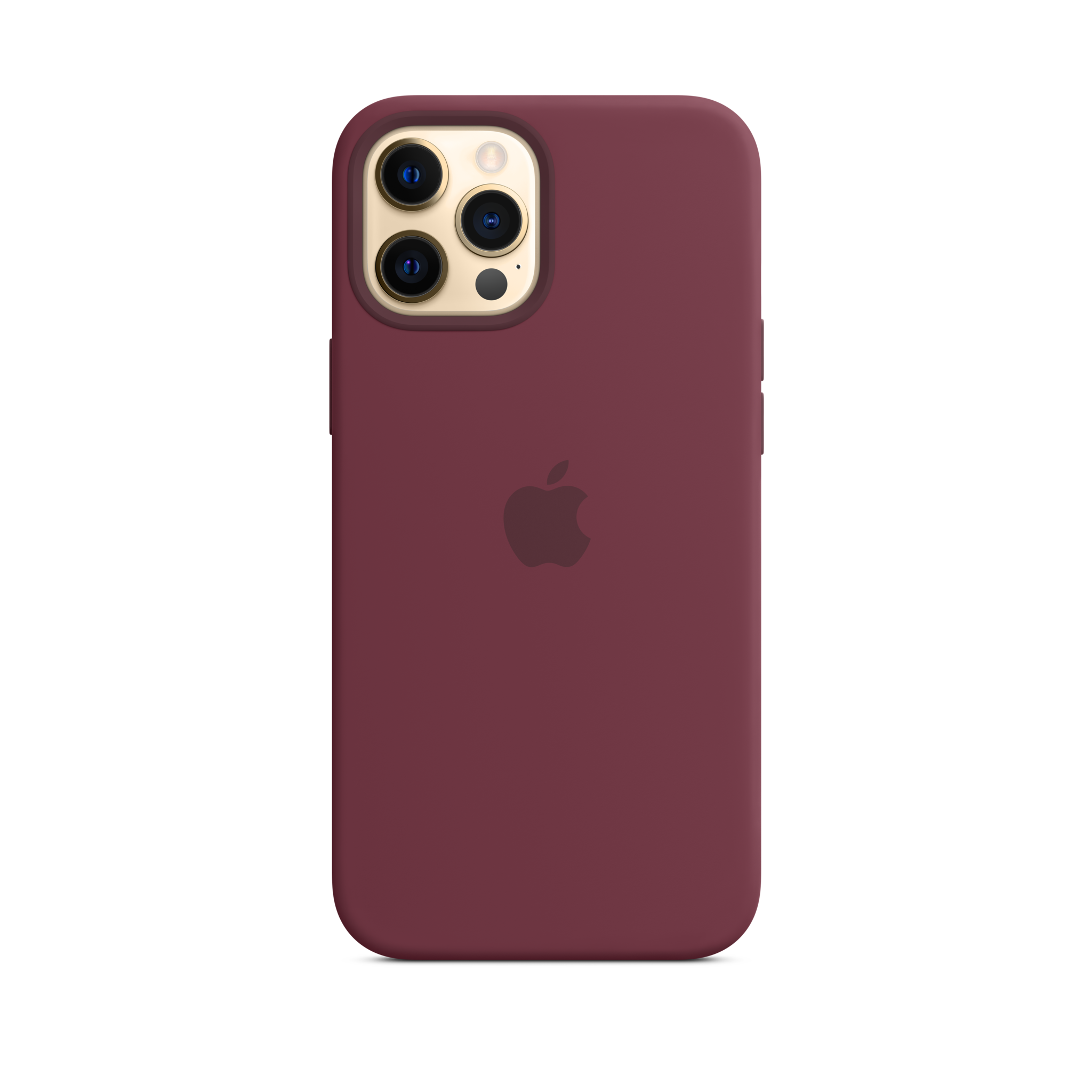 iPhone 12 Pro Max Silicone Case with MagSafe — Plum