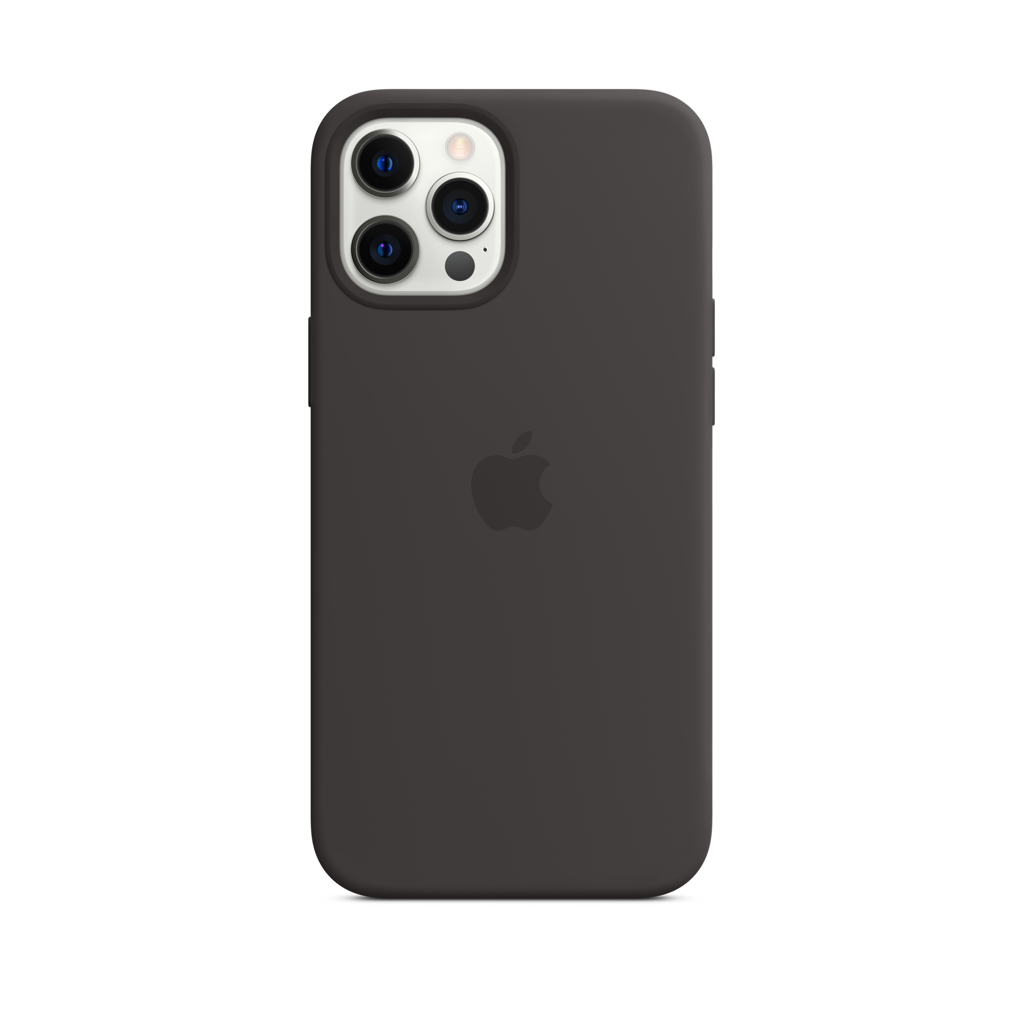 iPhone 12 Pro Max Silicone Case with MagSafe — Black