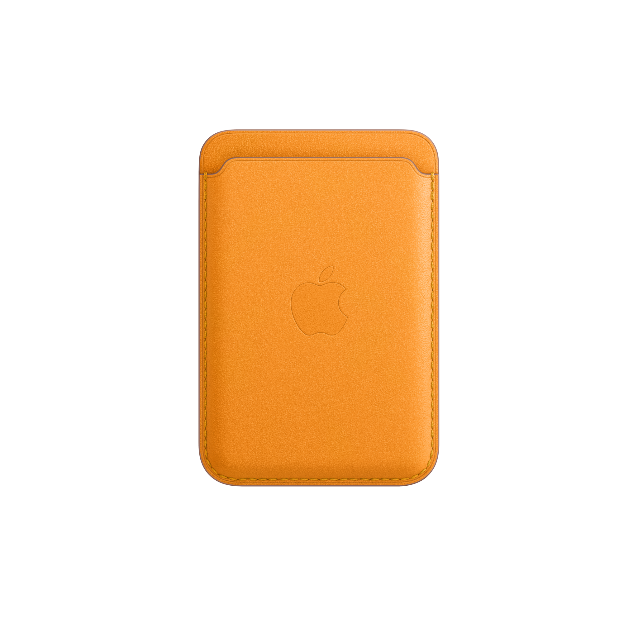 iPhone Leather Wallet with MagSafe — California Poppy