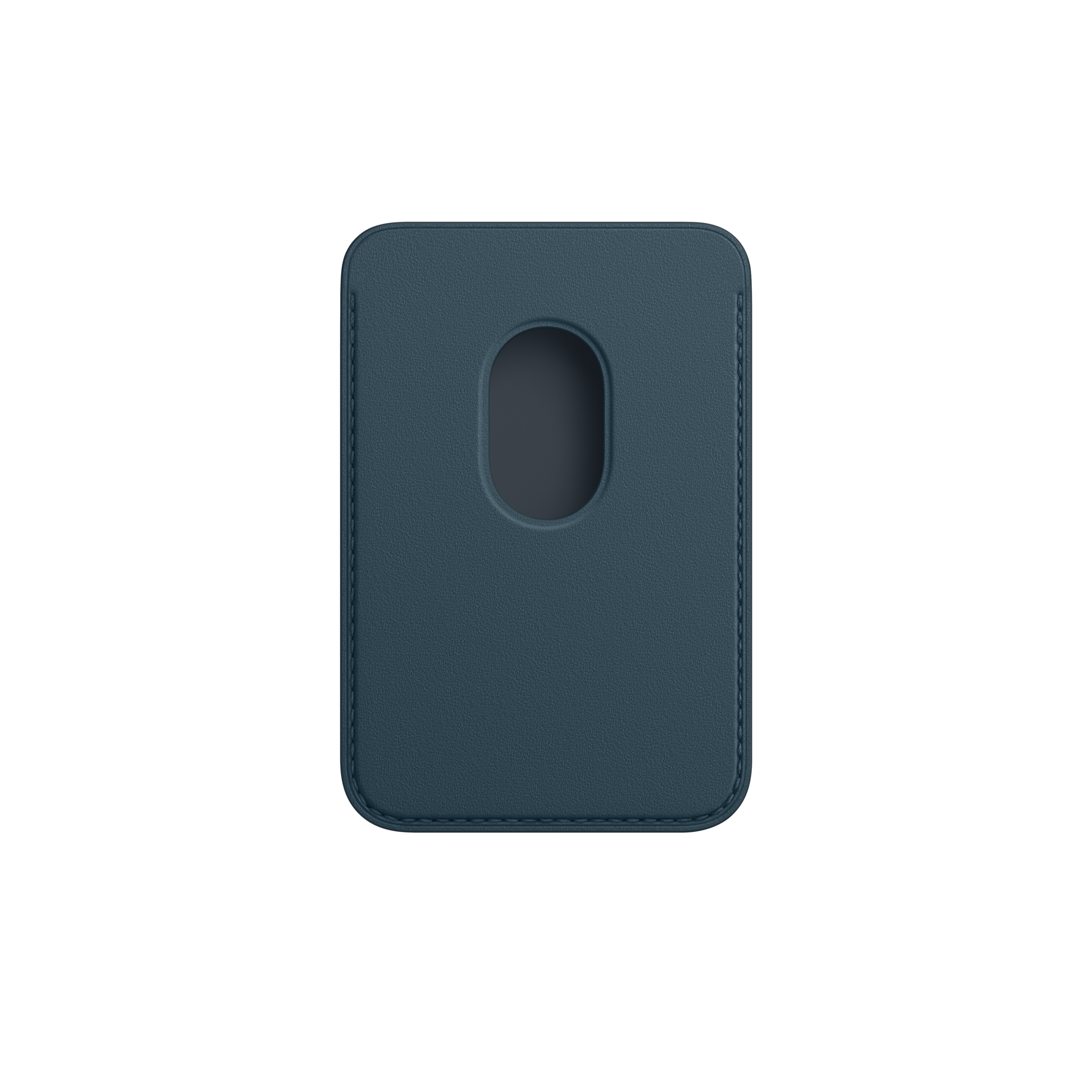 iPhone Leather Wallet with MagSafe — Baltic Blue