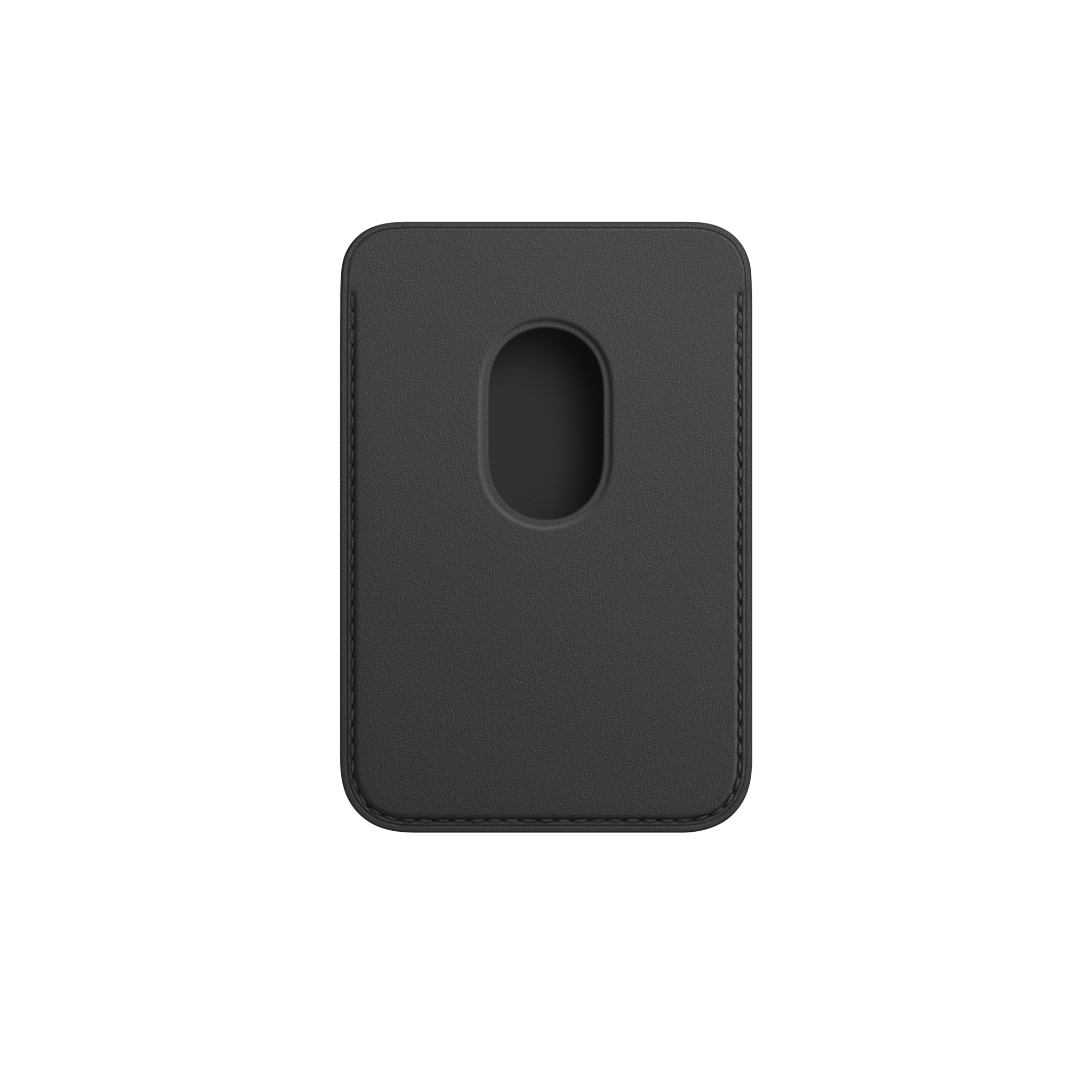iPhone Leather Wallet with MagSafe — Black