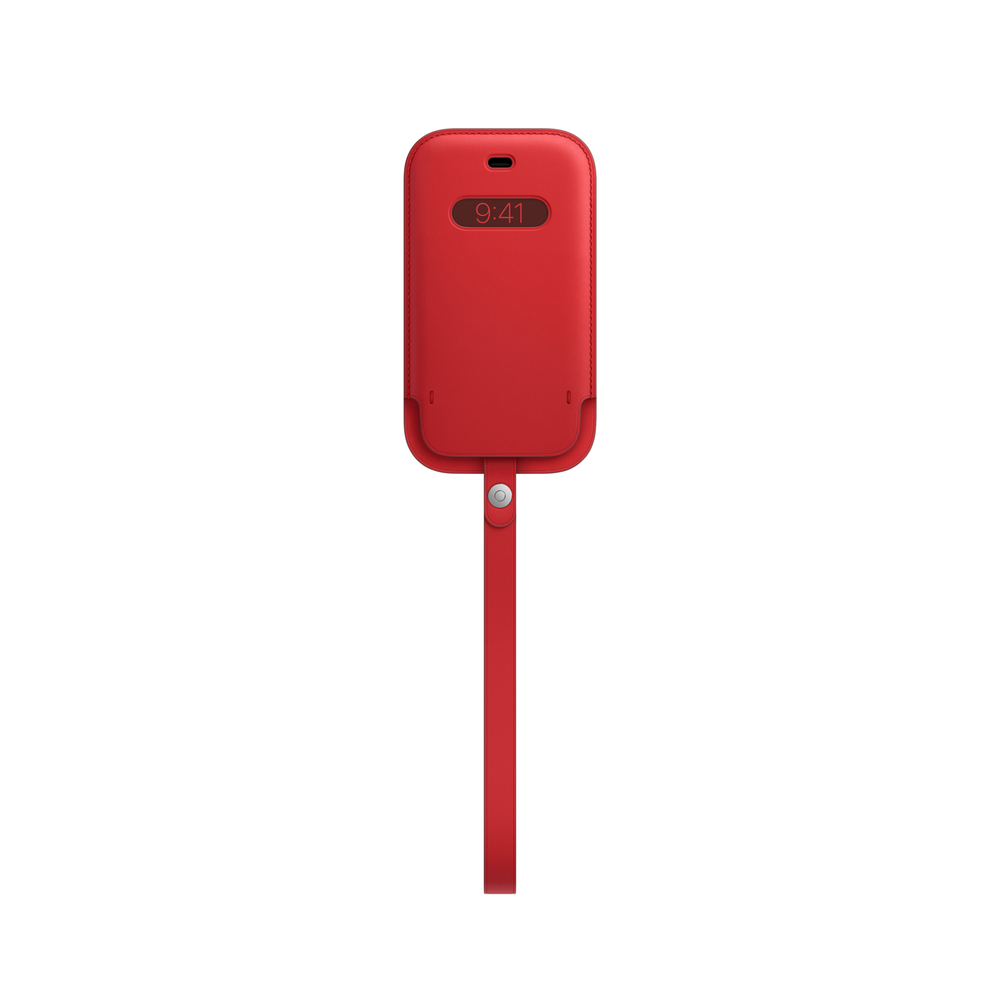 iPhone 12 mini Leather Sleeve with MagSafe — PRODUCT(RED)
