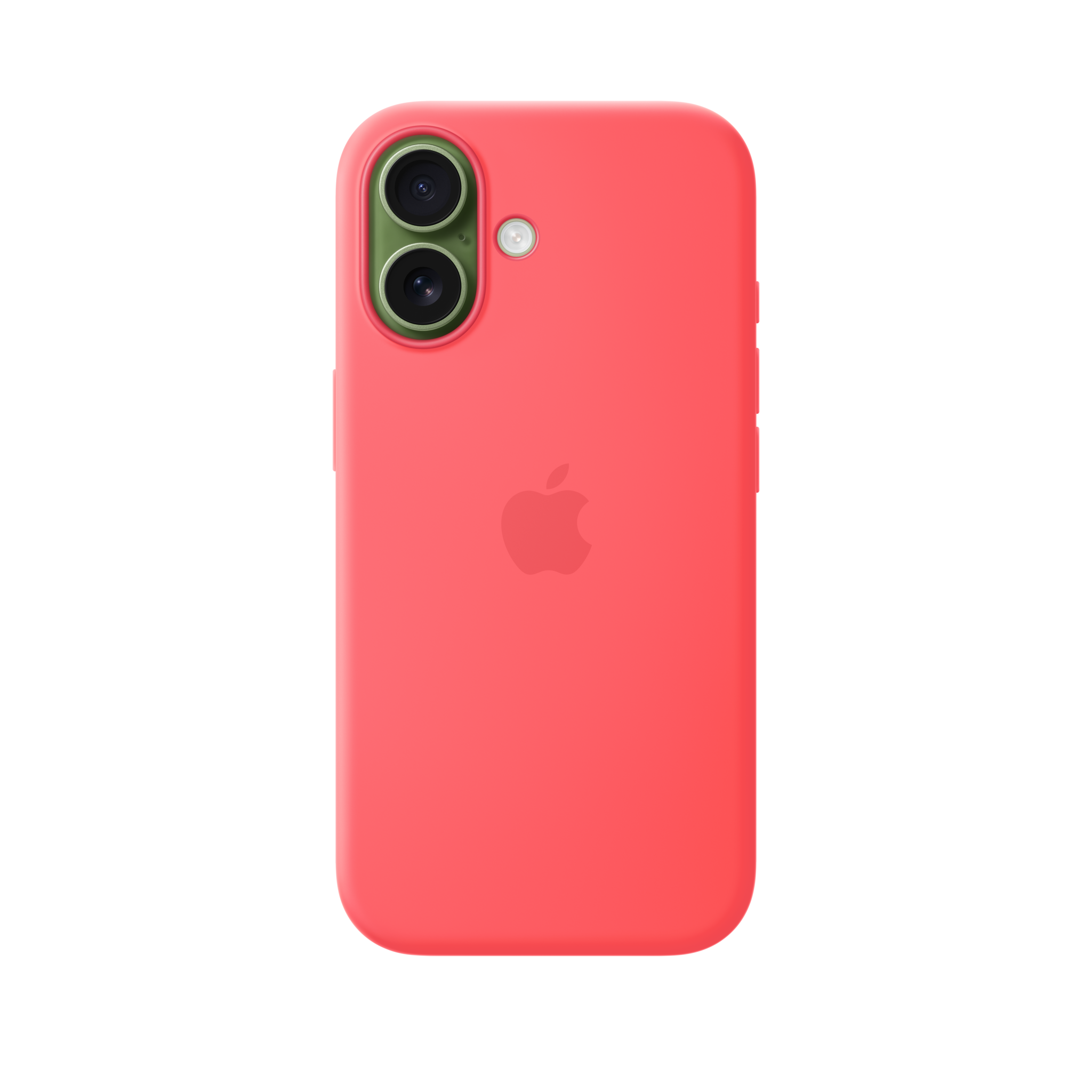 iPhone 17 Silicone Case with MagSafe — Bright Guava