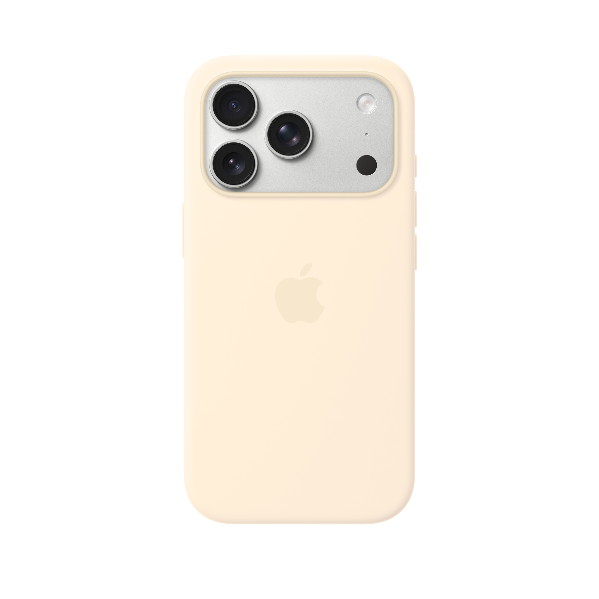 iPhone 17 Pro Silicone Case with MagSafe — Vanilla