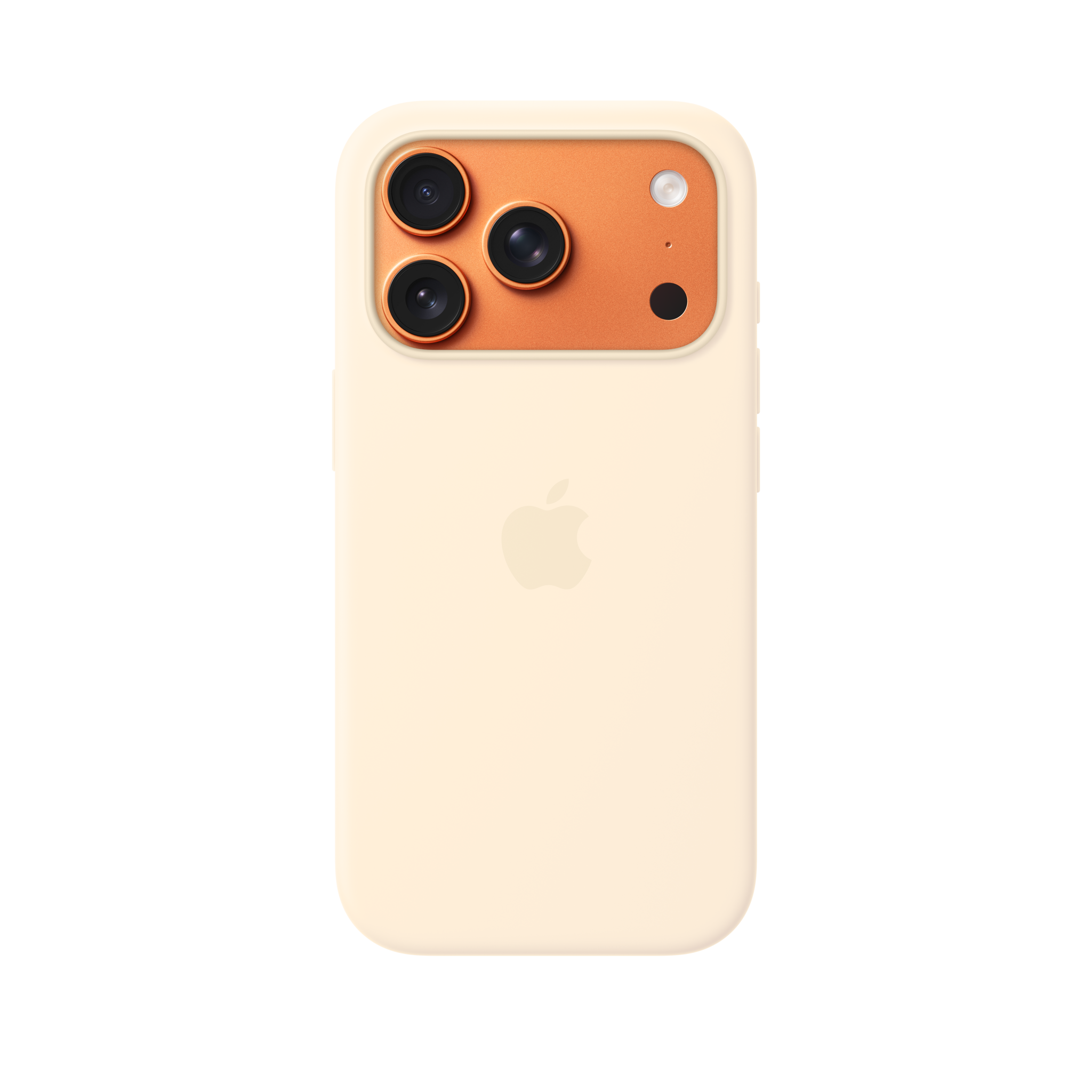 iPhone 17 Pro Silicone Case with MagSafe — Vanilla