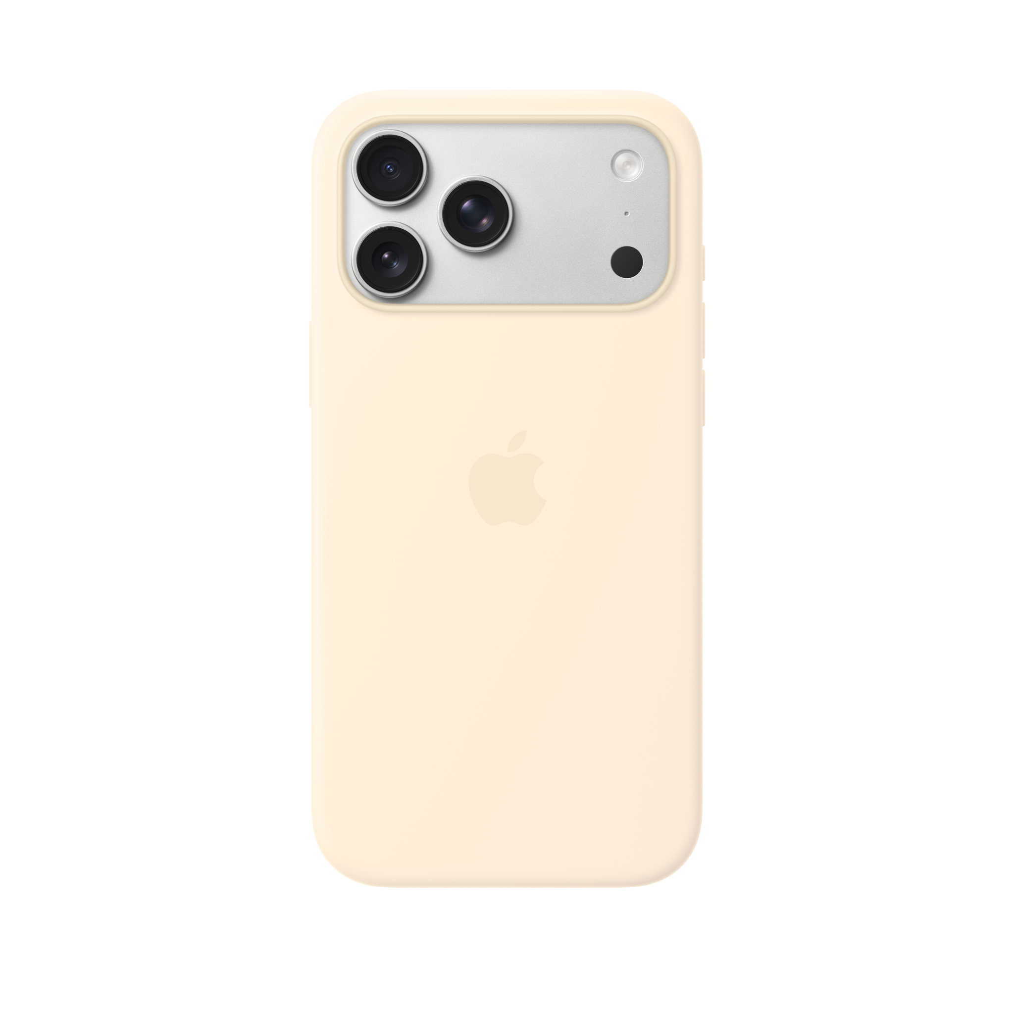 iPhone 17 Pro Max Silicone Case with MagSafe — Vanilla