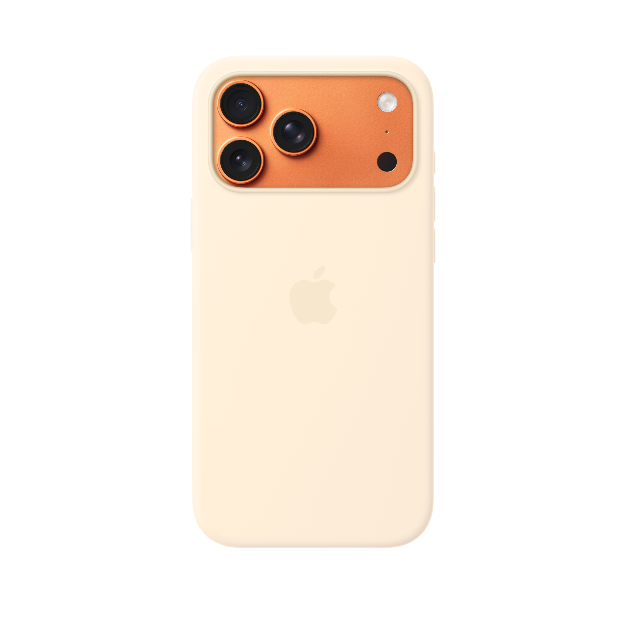 iPhone 17 Pro Max Silicone Case with MagSafe — Vanilla