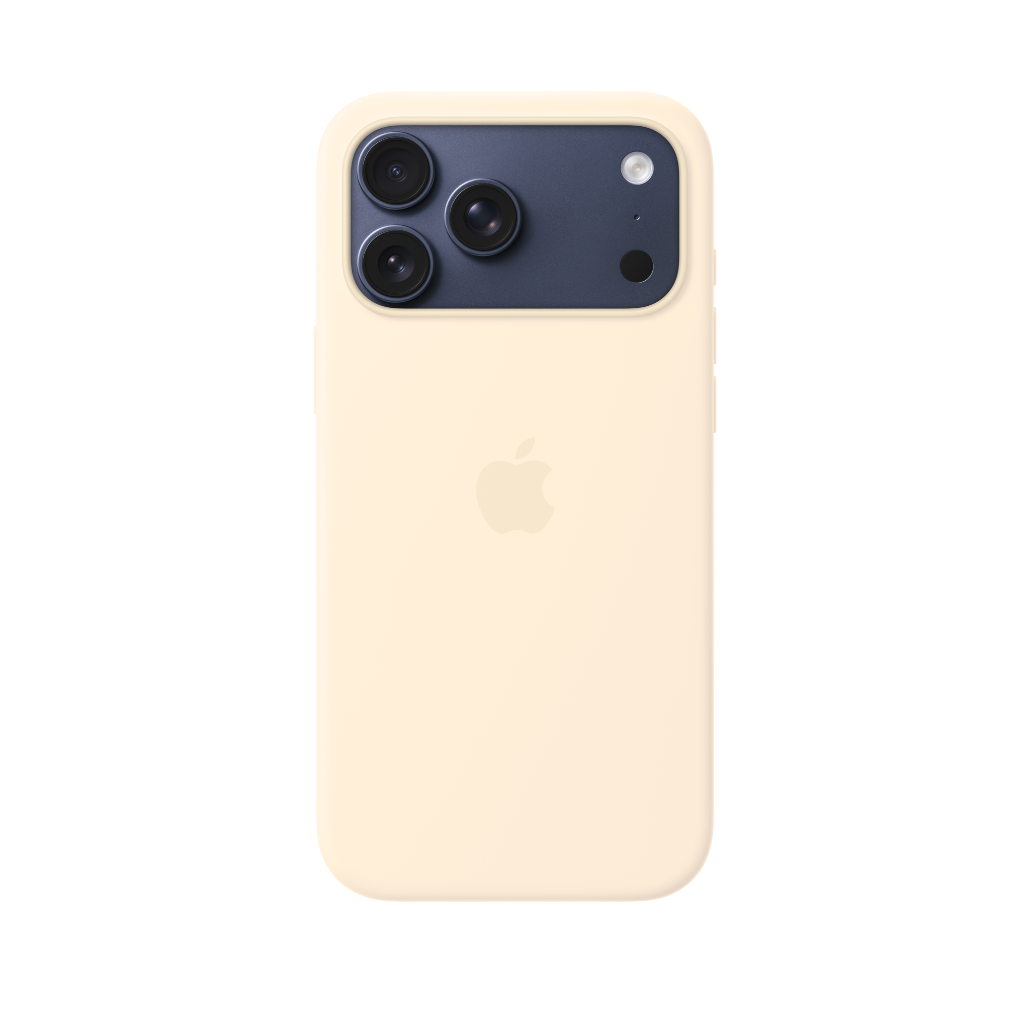 iPhone 17 Pro Max Silicone Case with MagSafe — Vanilla