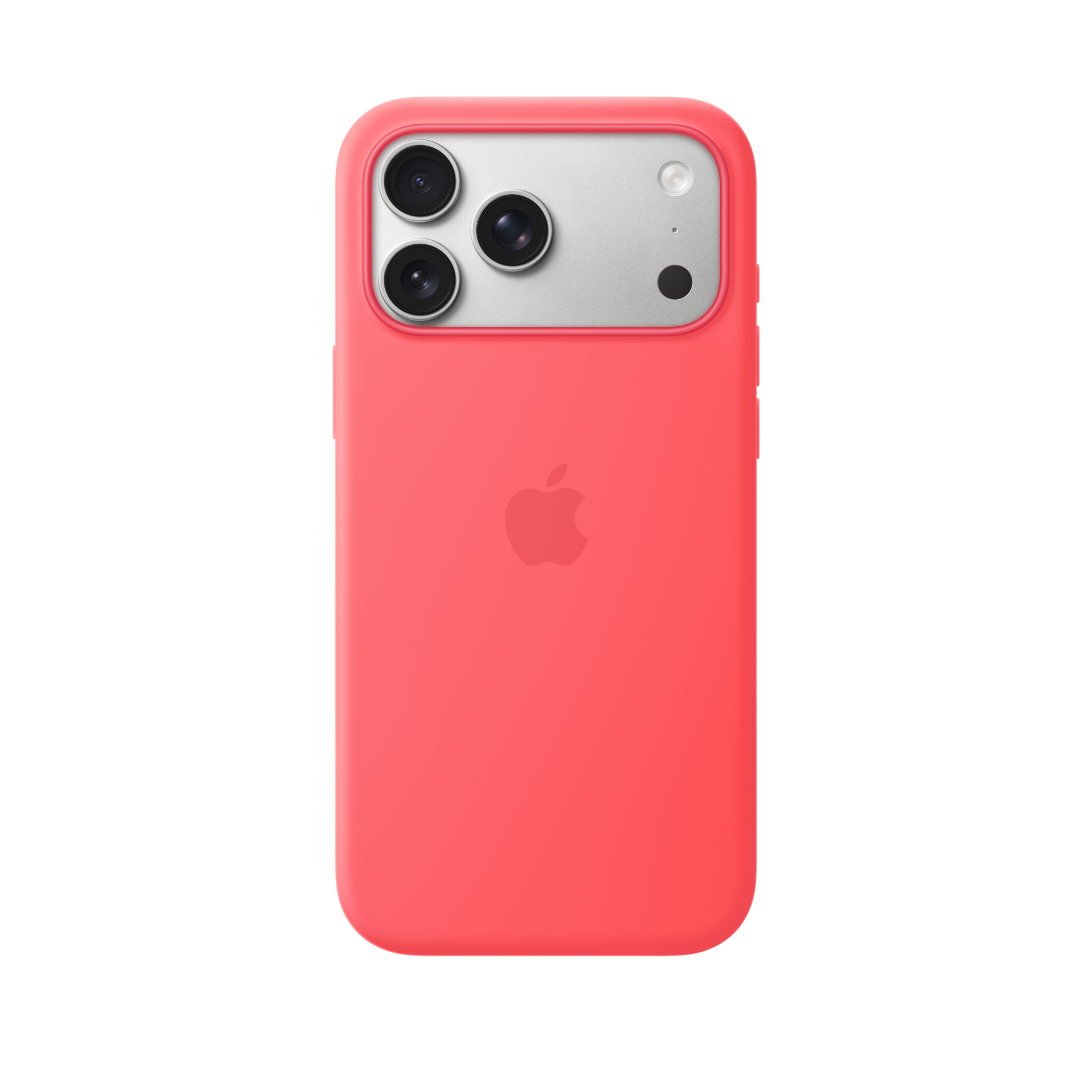 iPhone 17 Pro Max Silicone Case with MagSafe — Bright Guava