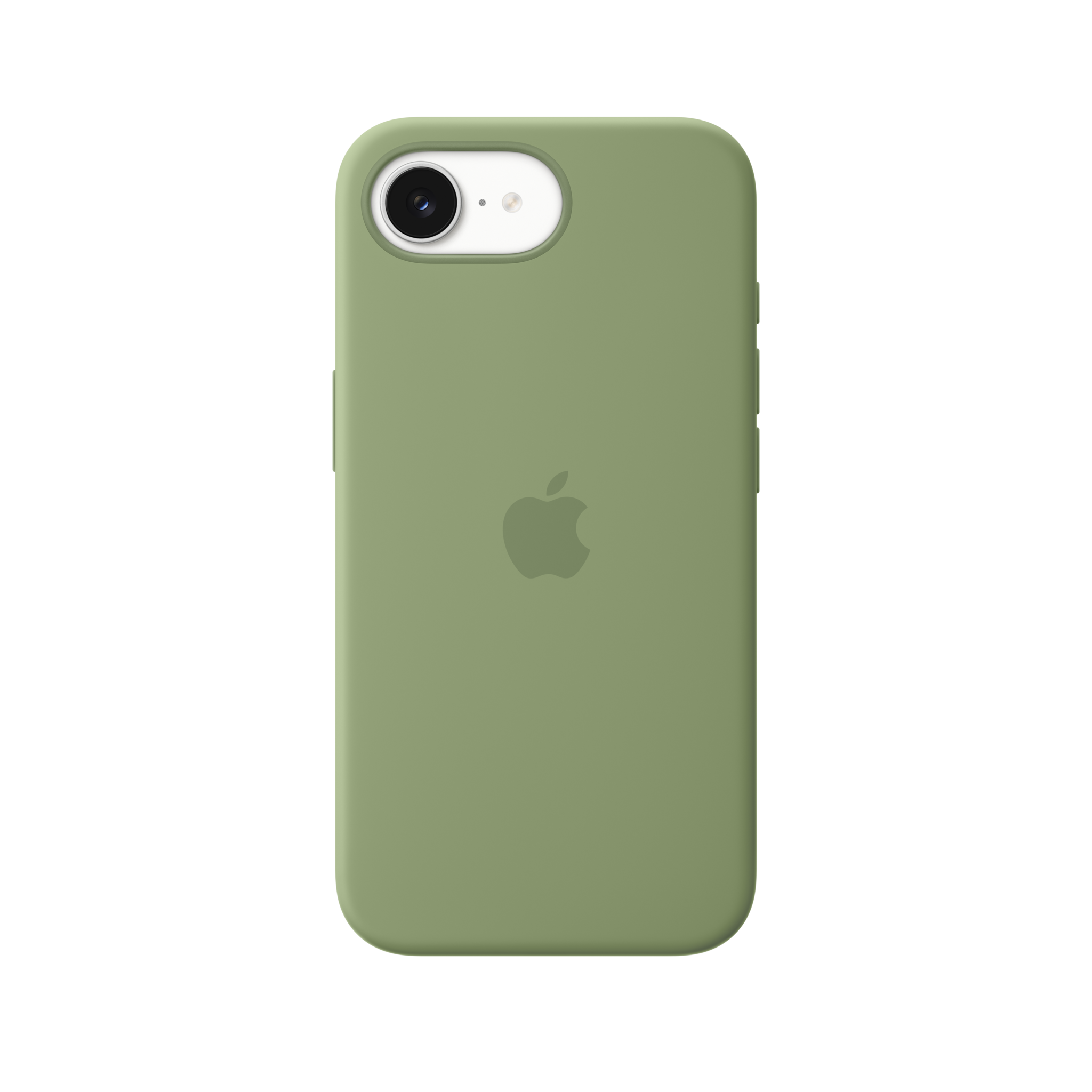 iPhone 17e Silicone Case with MagSafe — Light Moss