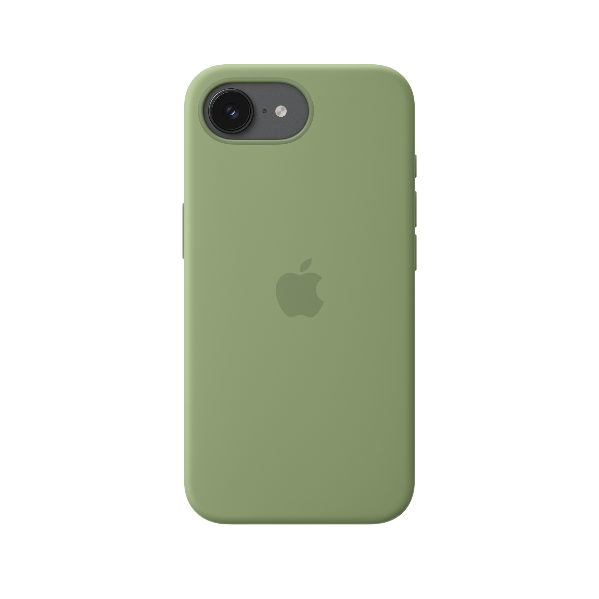 iPhone 17e Silicone Case with MagSafe — Light Moss