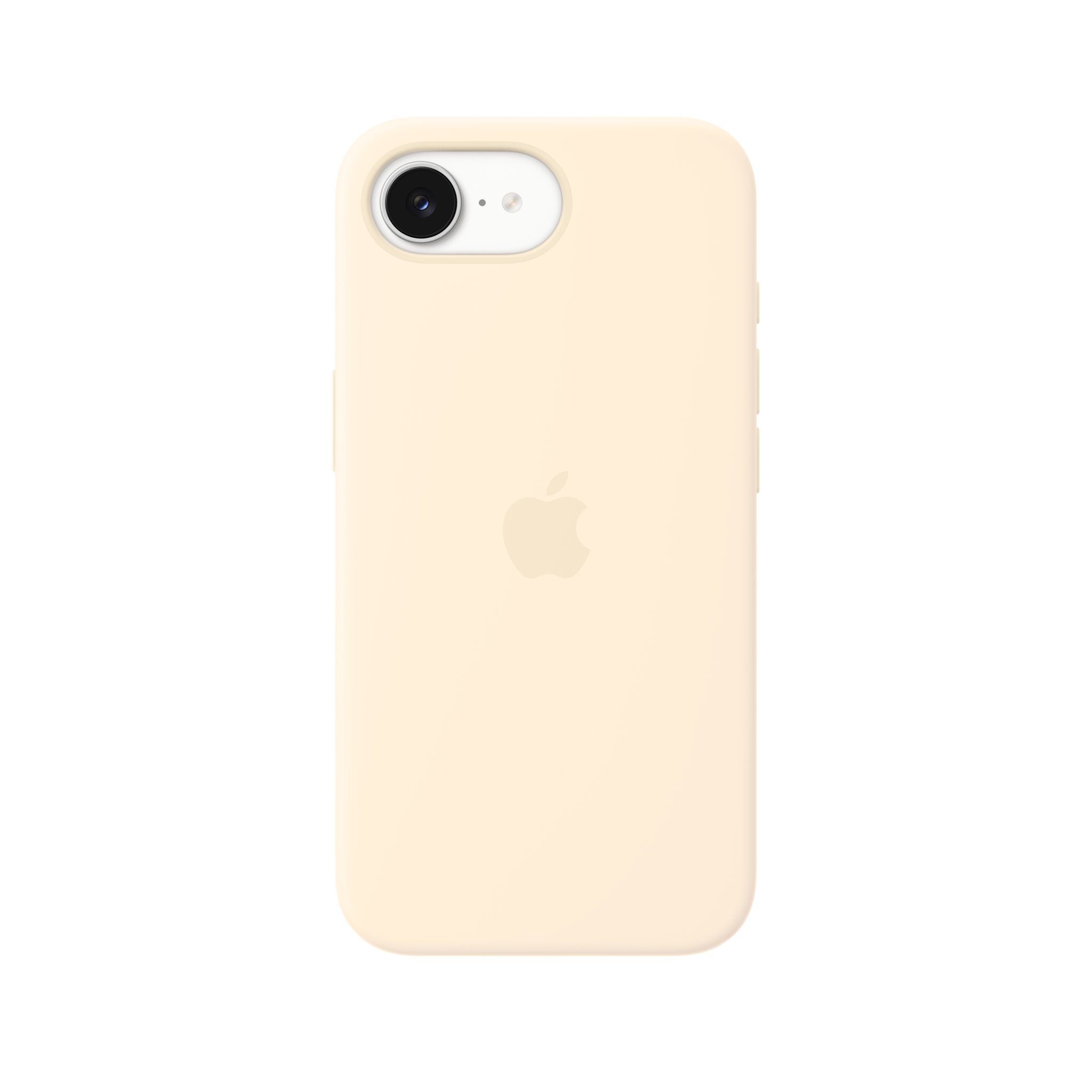 iPhone 17e Silicone Case with MagSafe — Vanilla