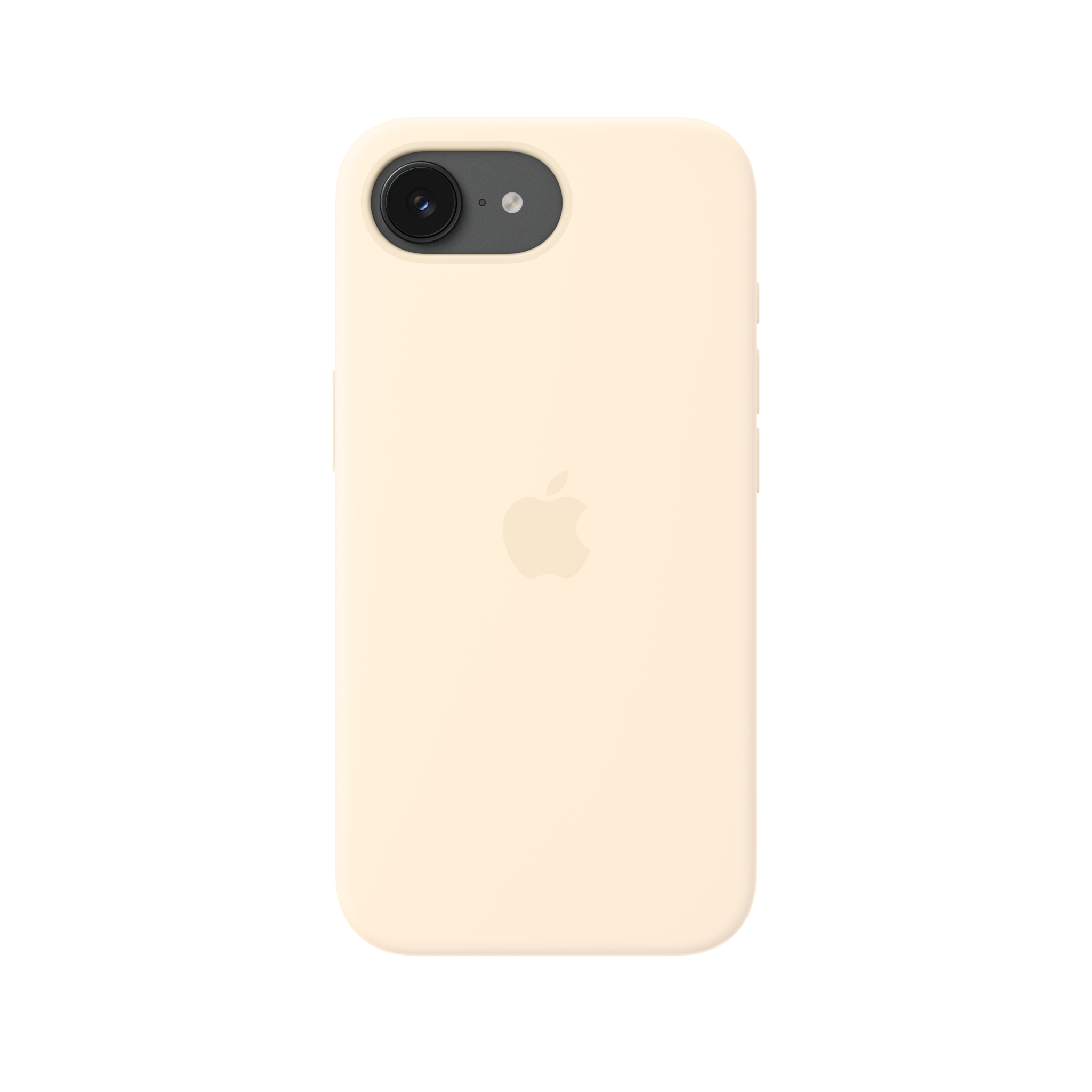 iPhone 17e Silicone Case with MagSafe — Vanilla