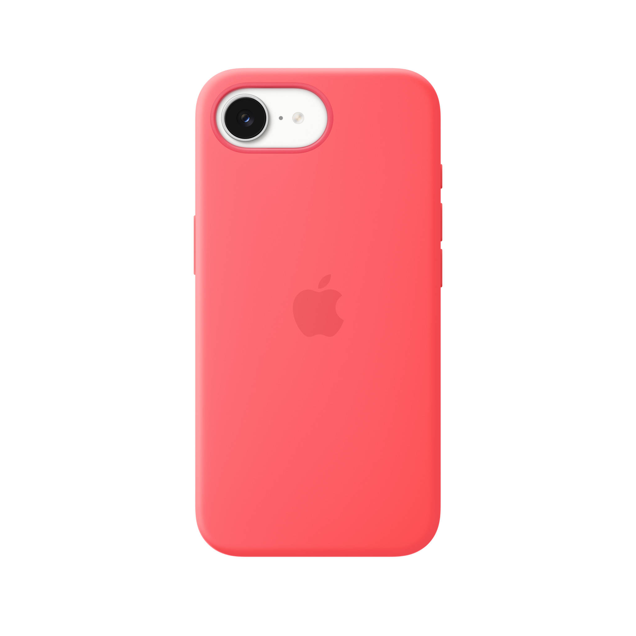 iPhone 17e Silicone Case with MagSafe — Bright Guava