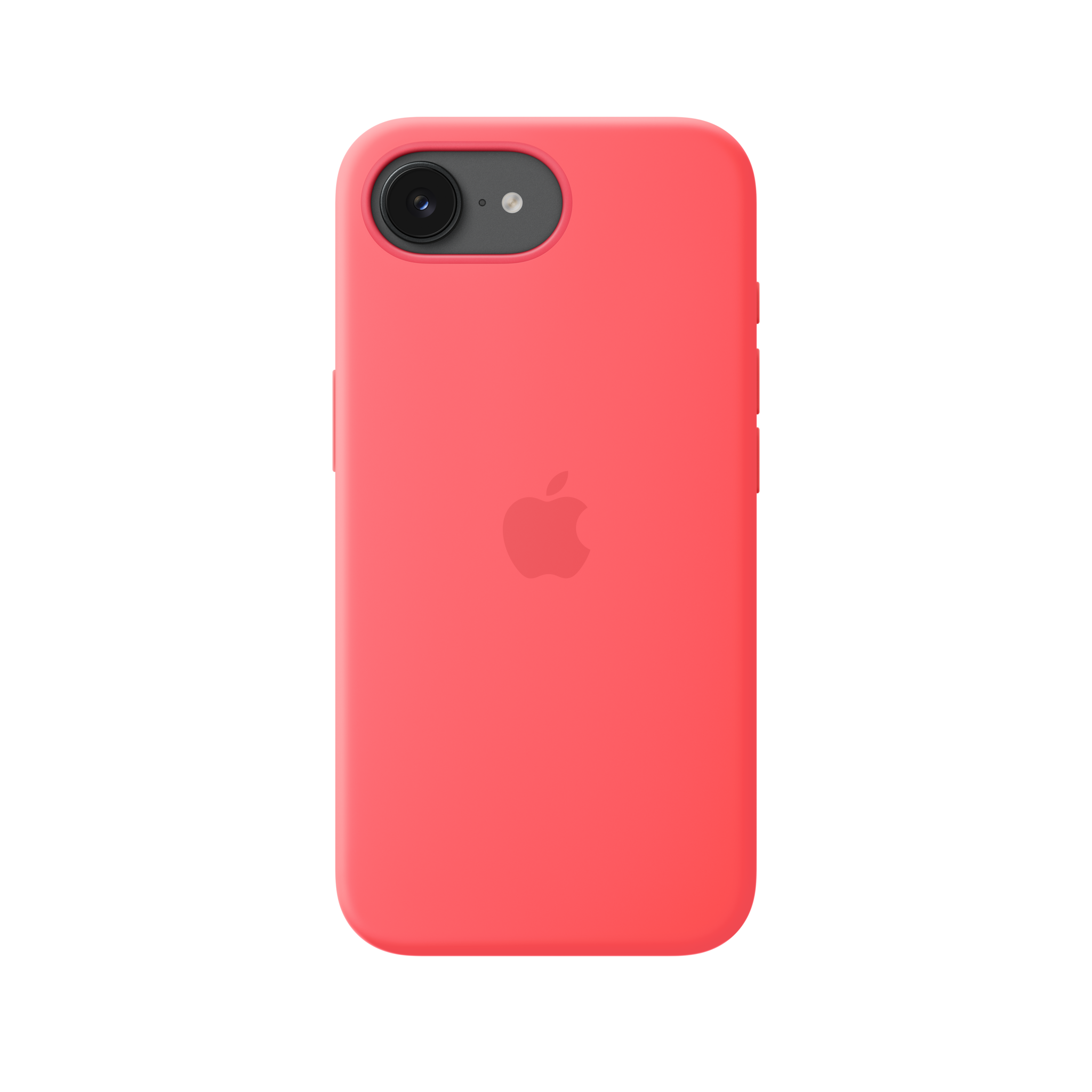 iPhone 17e Silicone Case with MagSafe — Bright Guava