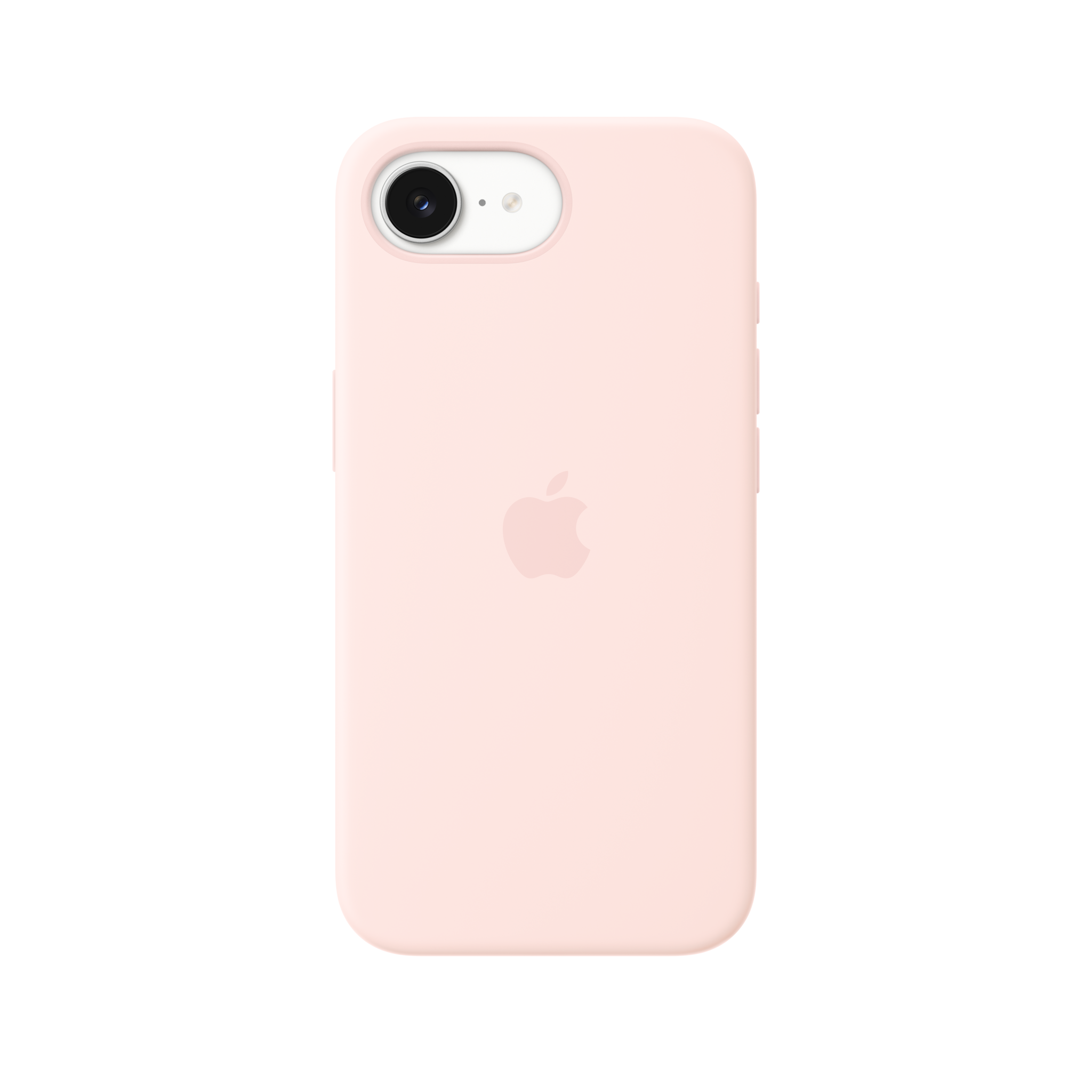 iPhone 17e Silicone Case with MagSafe — Soft Pink