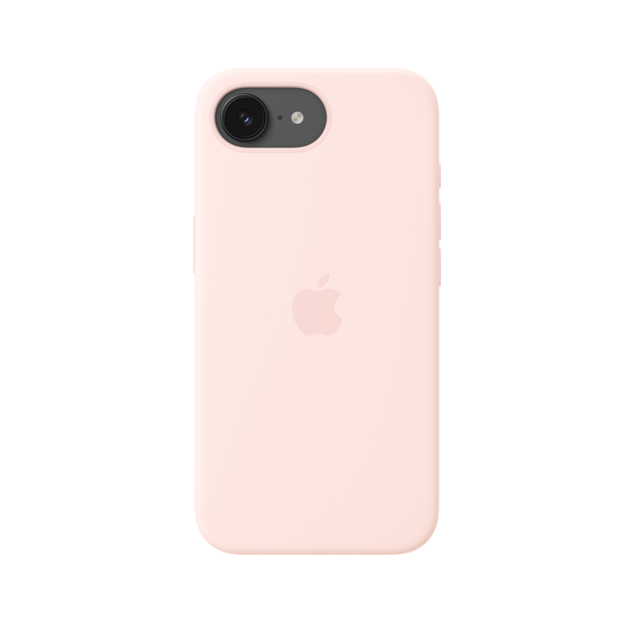 iPhone 17e Silicone Case with MagSafe — Soft Pink