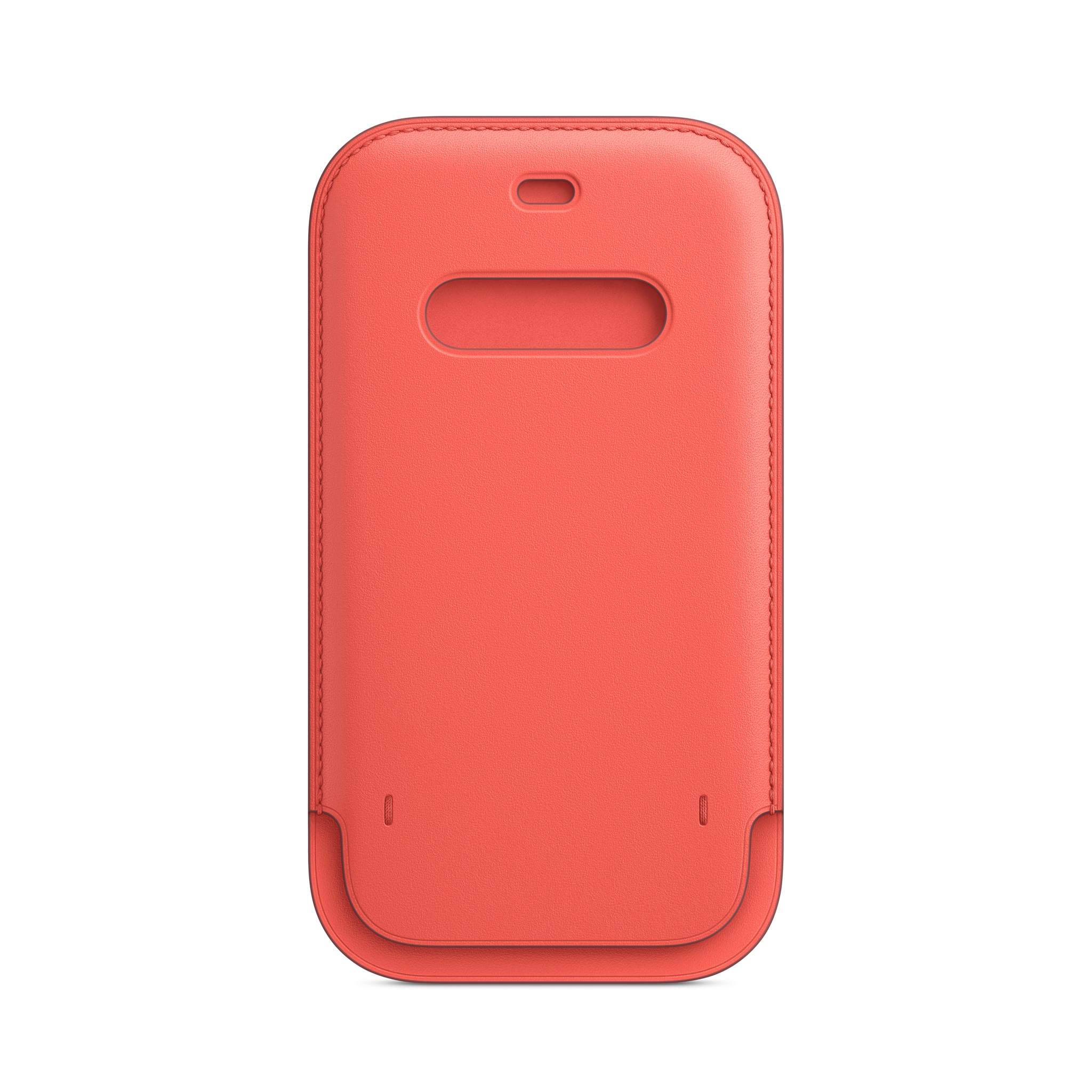 iPhone 12 & 12 Pro Leather Sleeve with MagSafe — Pink Citrus