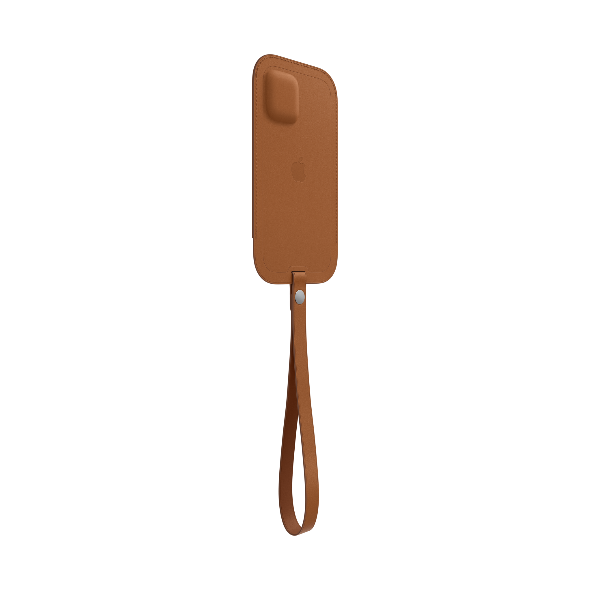 iPhone 12 & 12 Pro Leather Sleeve with MagSafe — Saddle Brown
