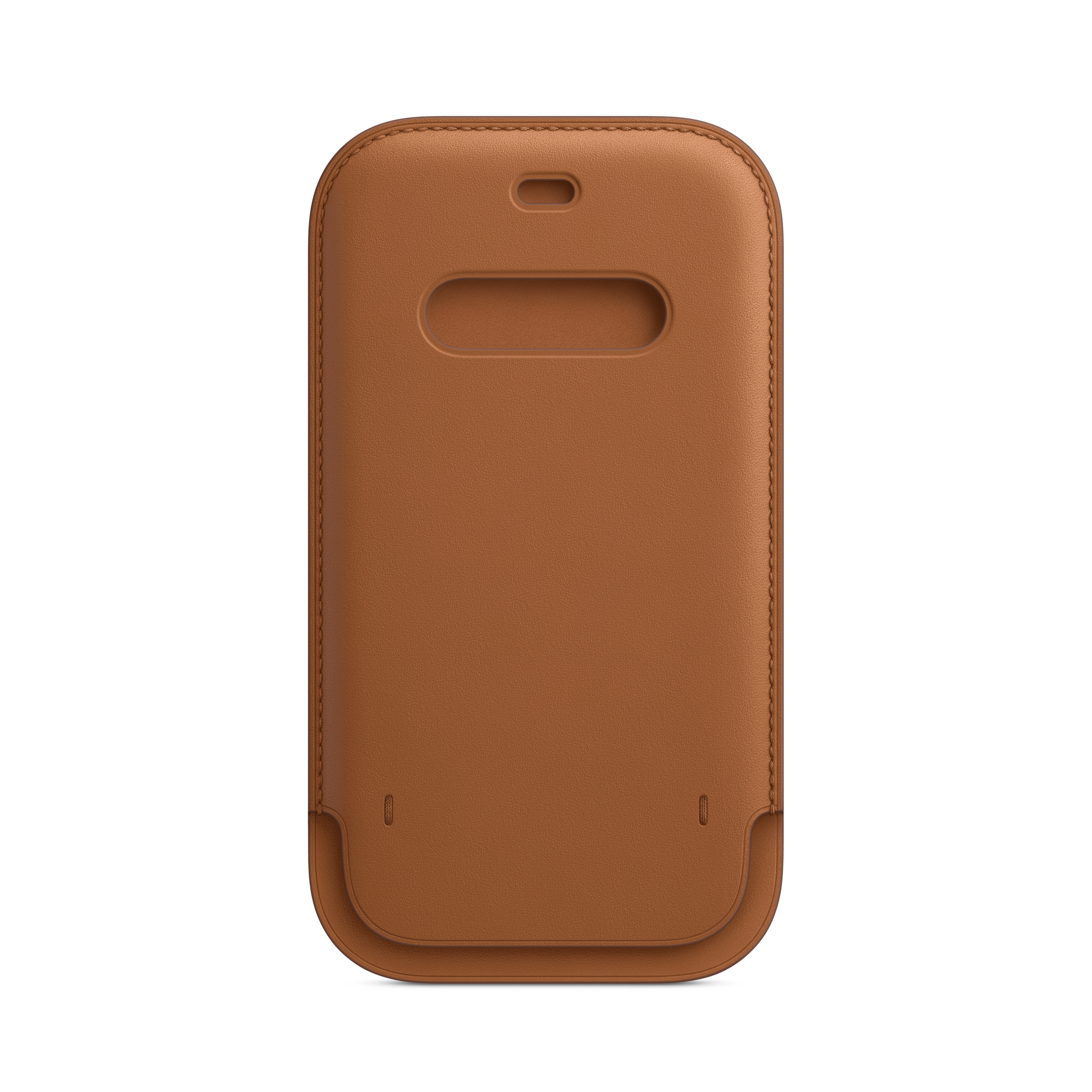 iPhone 12 & 12 Pro Leather Sleeve with MagSafe — Saddle Brown