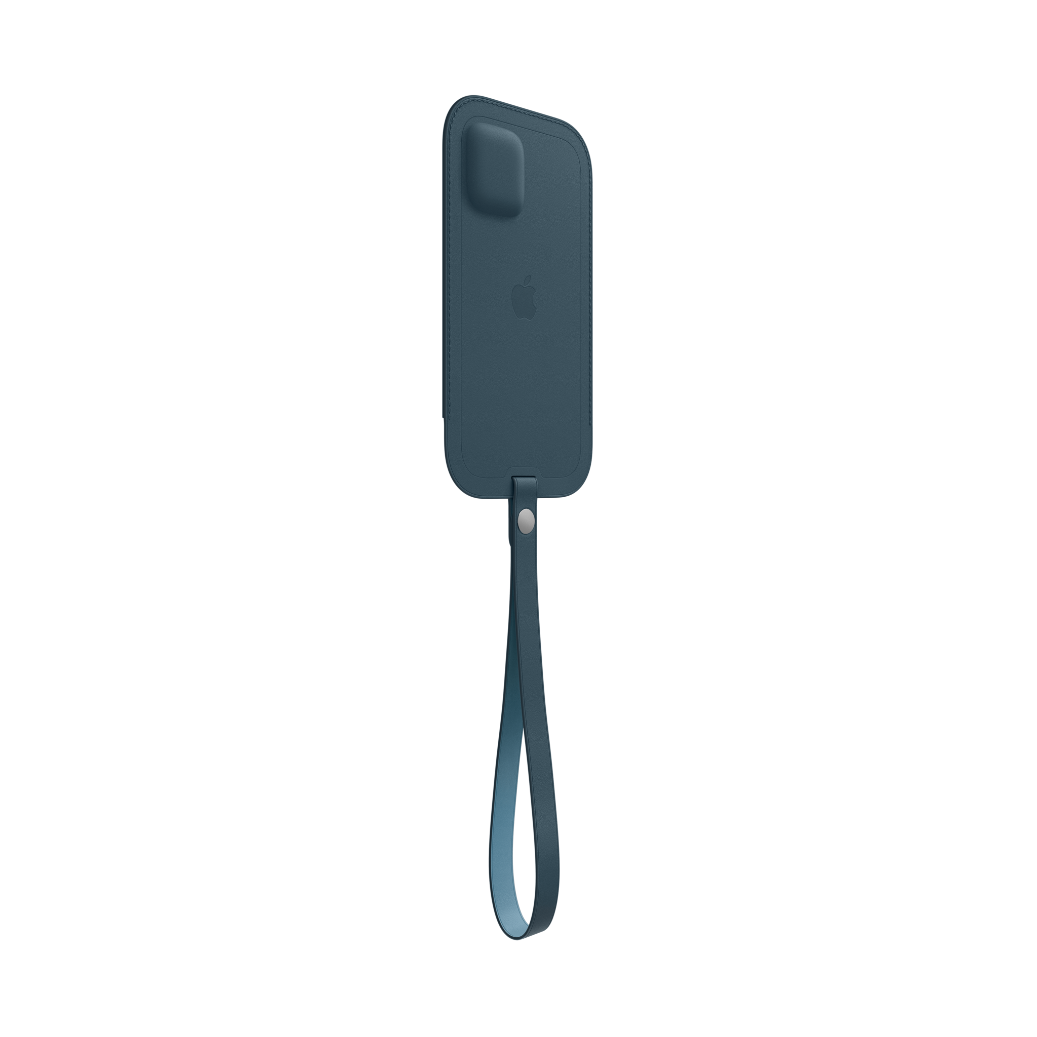 iPhone 12 & 12 Pro Leather Sleeve with MagSafe — Baltic Blue