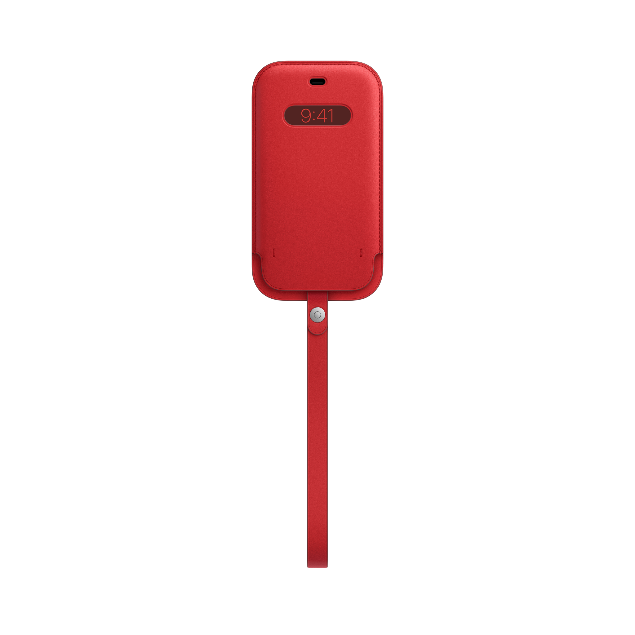 iPhone 12 & 12 Pro Leather Sleeve with MagSafe — PRODUCT(RED)