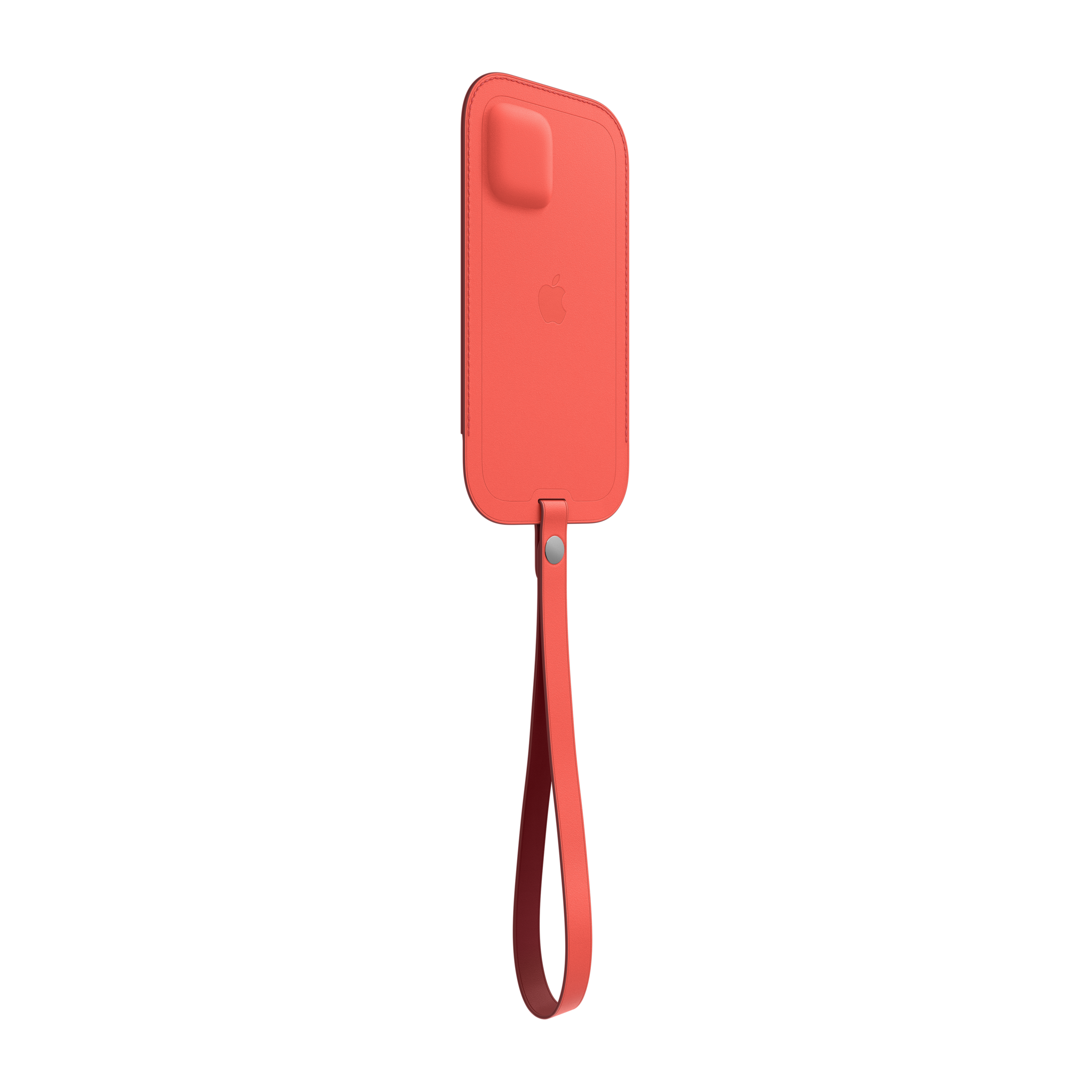 iPhone 12 Pro Max Leather Sleeve with MagSafe — Pink Citrus