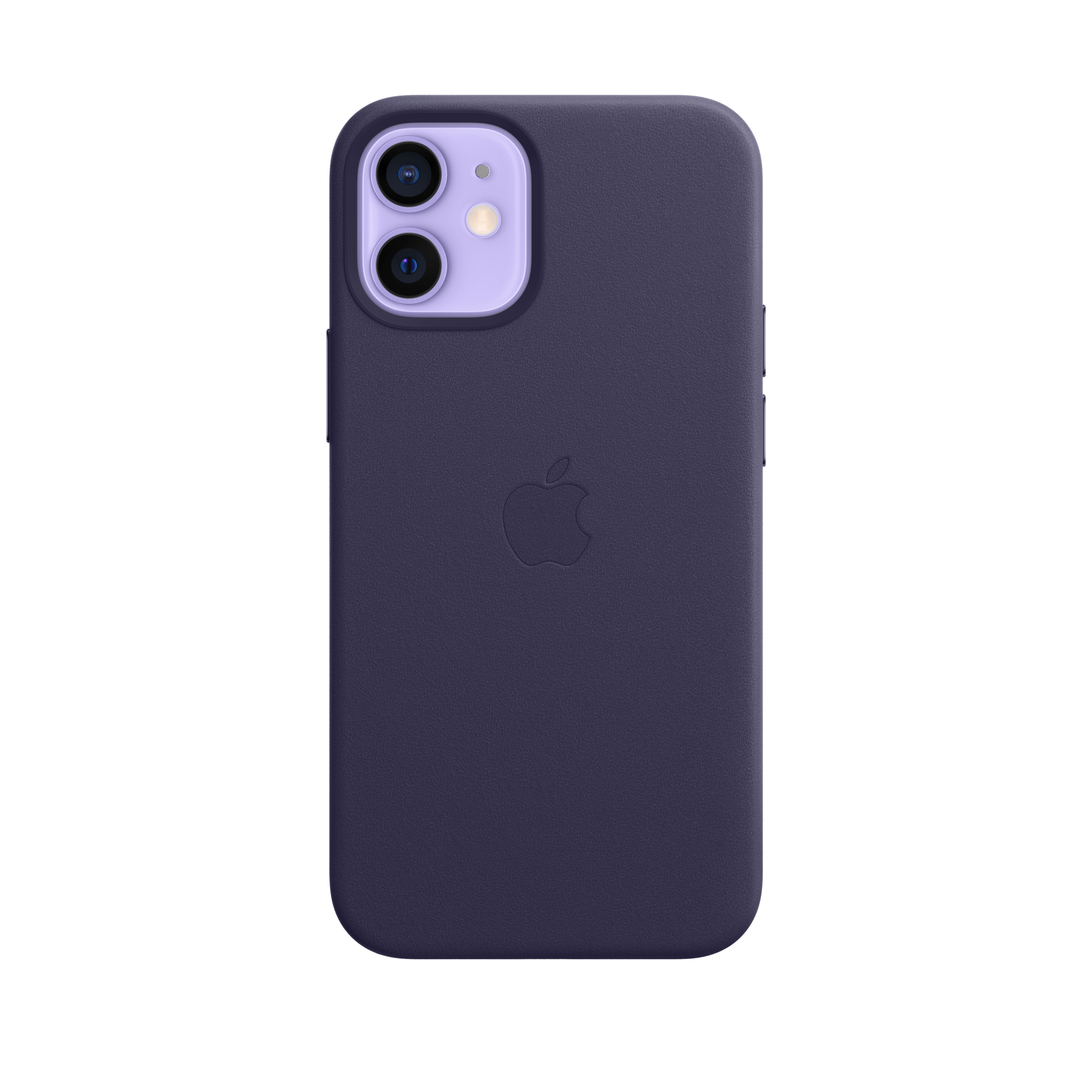 iPhone 12 mini Leather Case with MagSafe — Deep Violet
