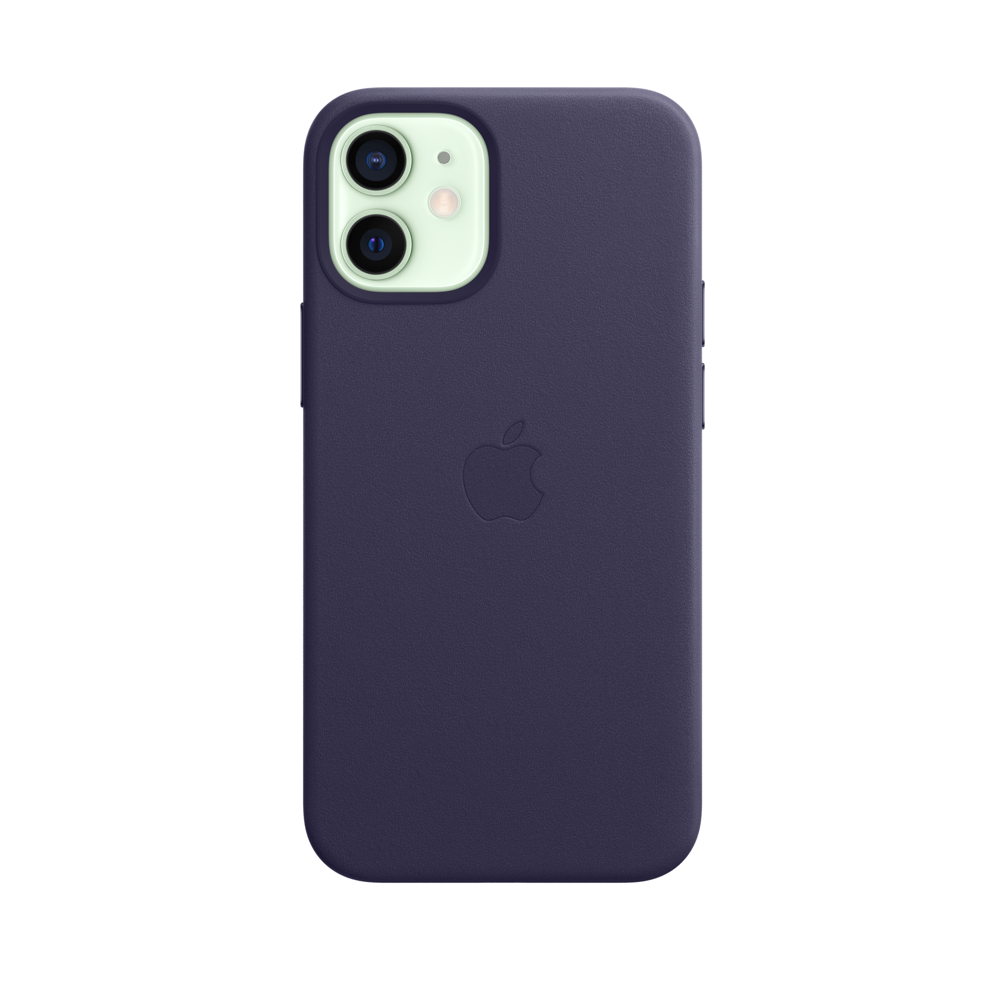 iPhone 12 mini Leather Case with MagSafe — Deep Violet