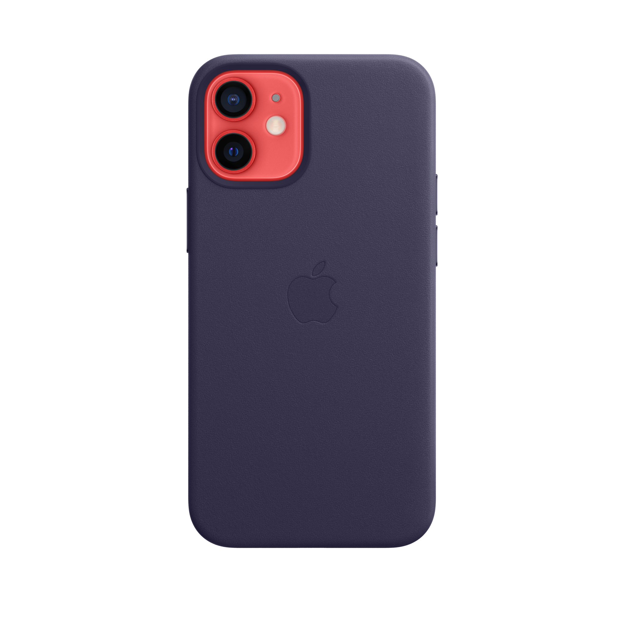 iPhone 12 mini Leather Case with MagSafe — Deep Violet