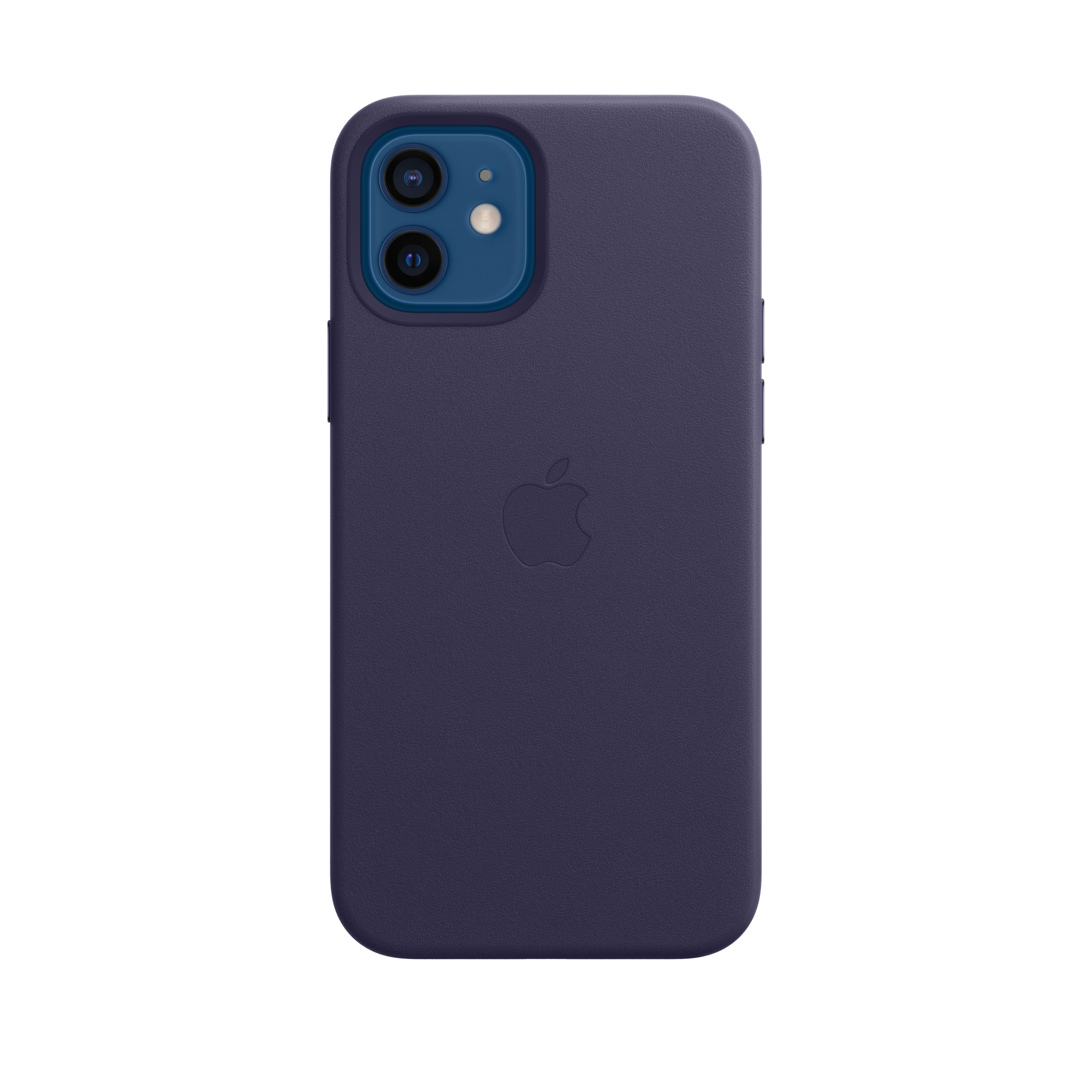 iPhone 12 & 12 Pro Leather Case with MagSafe — Deep Violet
