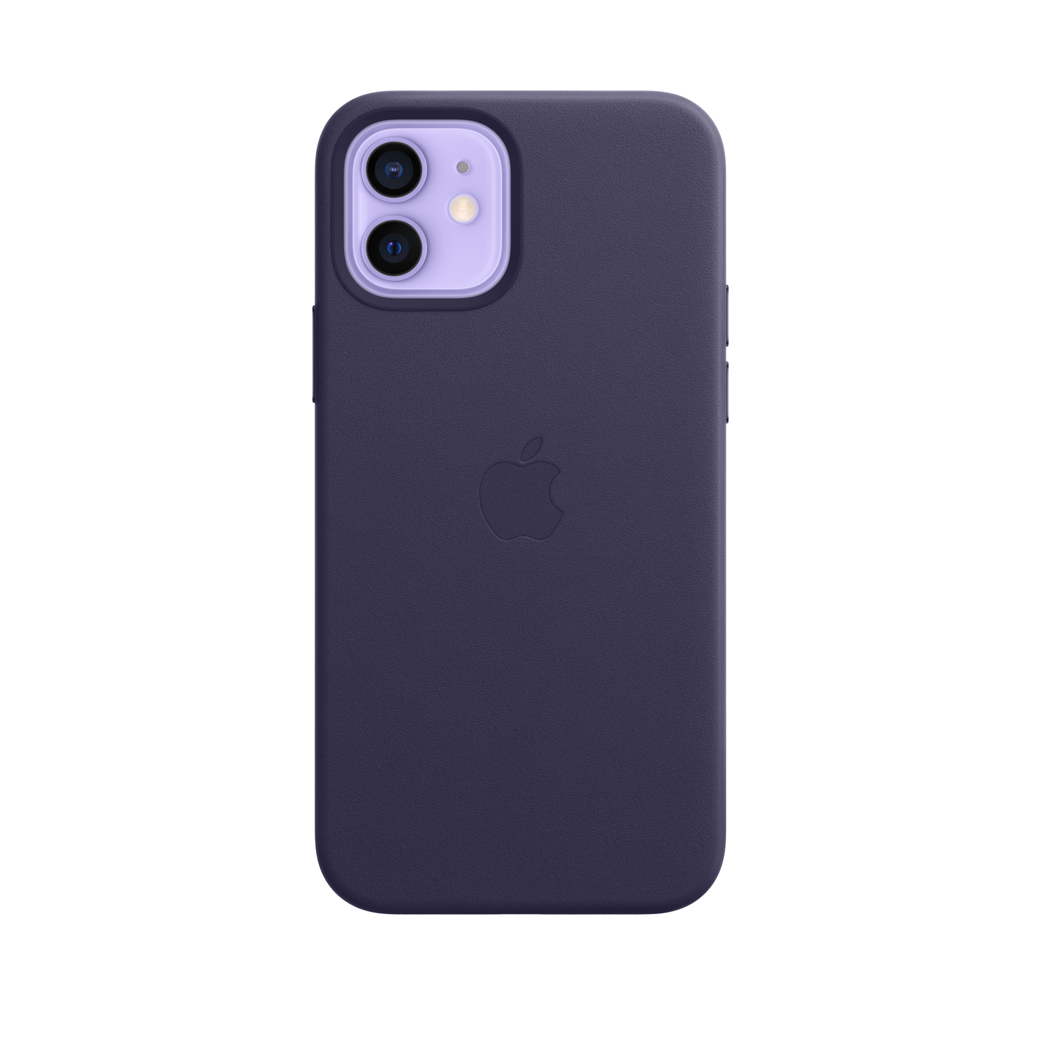 iPhone 12 & 12 Pro Leather Case with MagSafe — Deep Violet