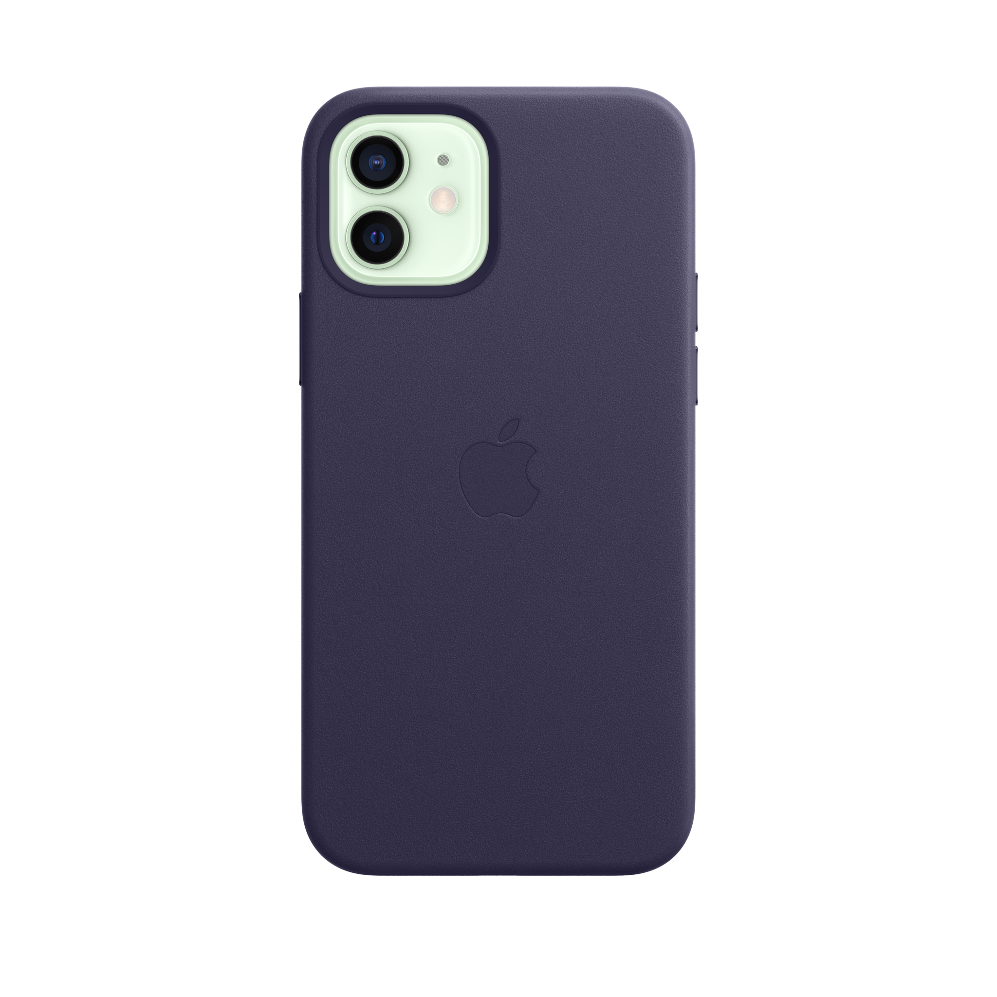 iPhone 12 & 12 Pro Leather Case with MagSafe — Deep Violet