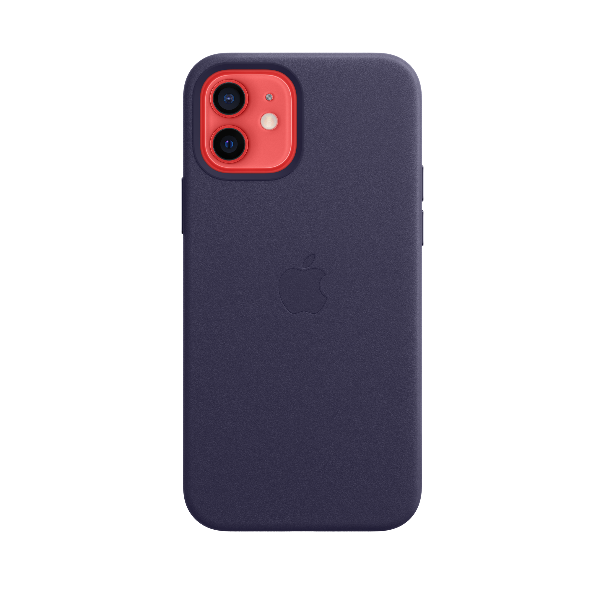 iPhone 12 & 12 Pro Leather Case with MagSafe — Deep Violet