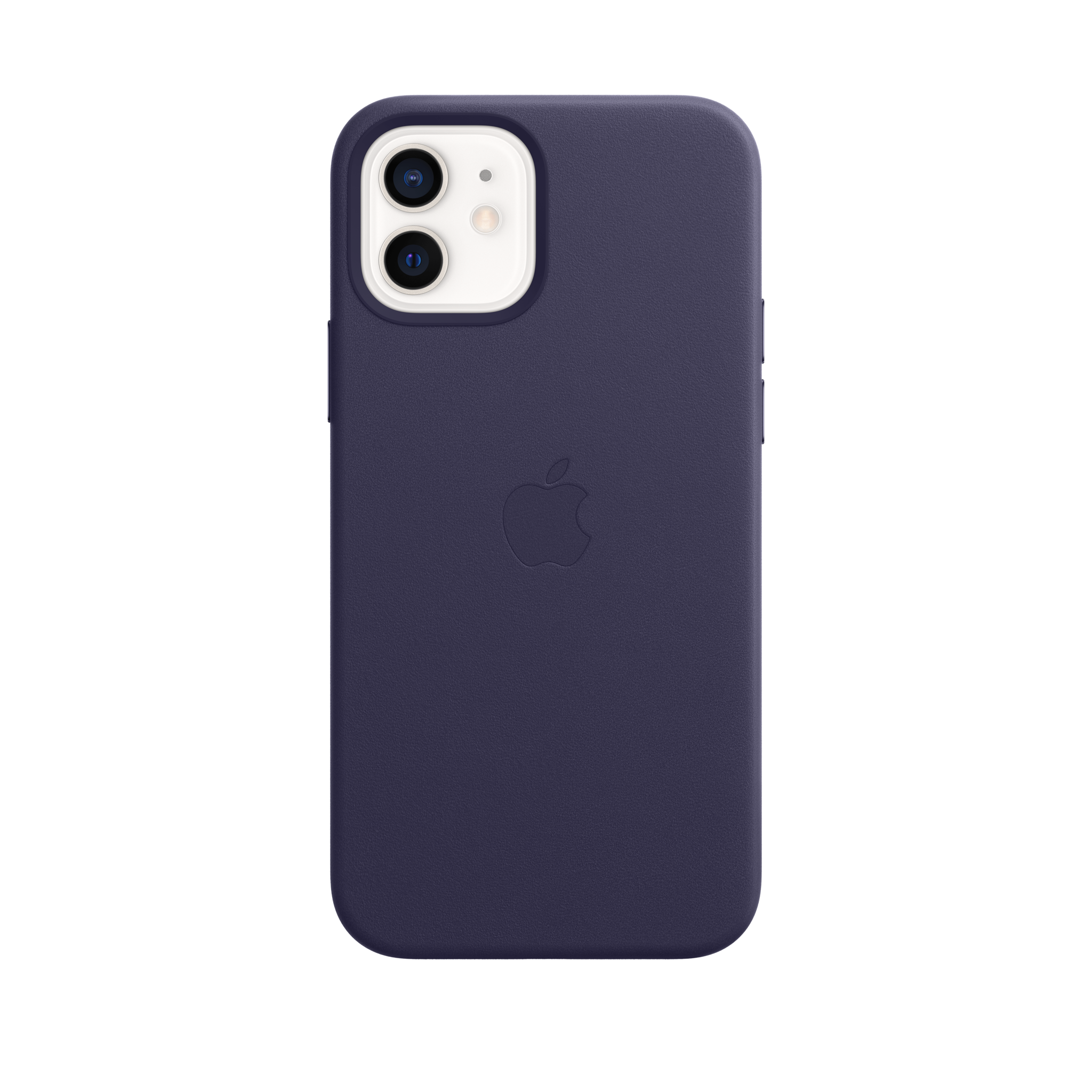 iPhone 12 & 12 Pro Leather Case with MagSafe — Deep Violet