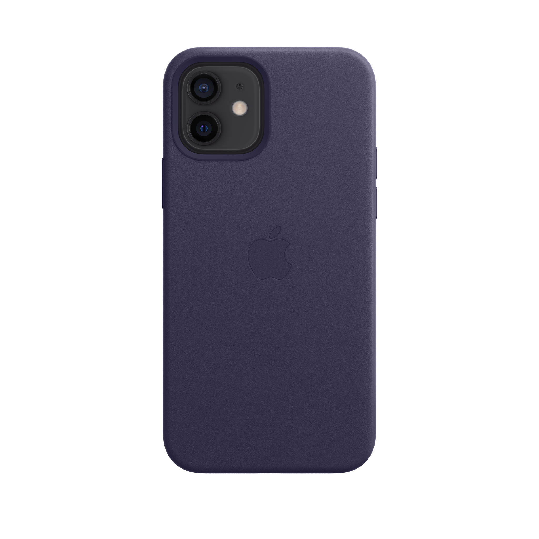 iPhone 12 & 12 Pro Leather Case with MagSafe — Deep Violet