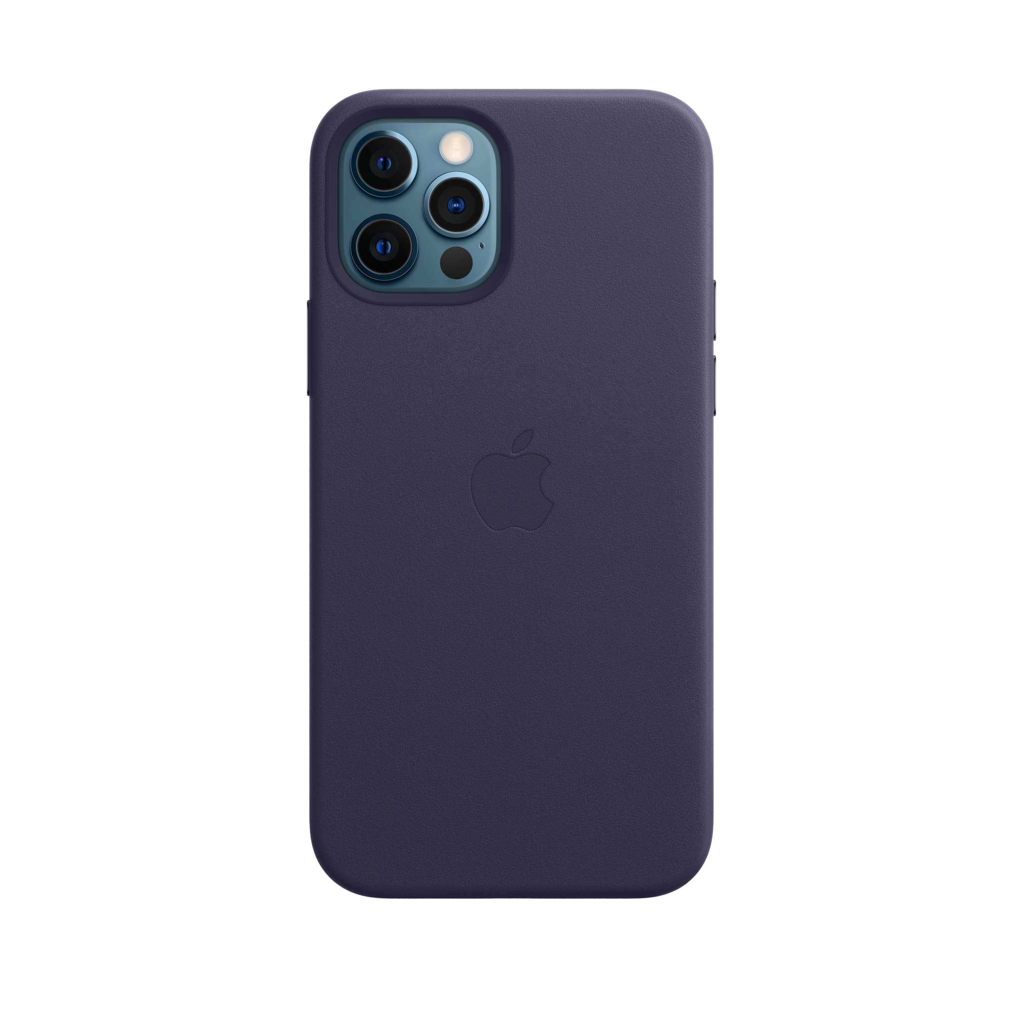 iPhone 12 & 12 Pro Leather Case with MagSafe — Deep Violet