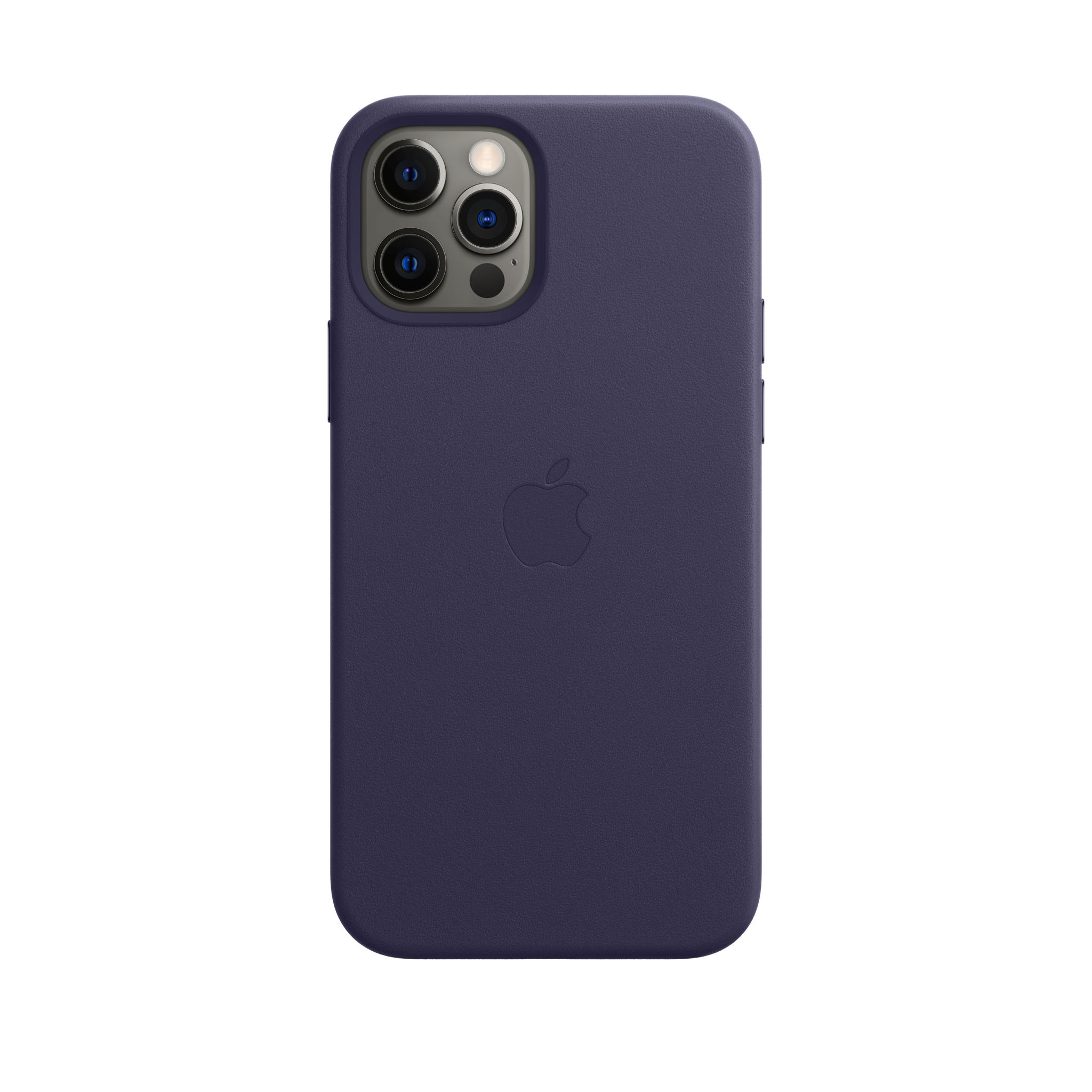 iPhone 12 & 12 Pro Leather Case with MagSafe — Deep Violet