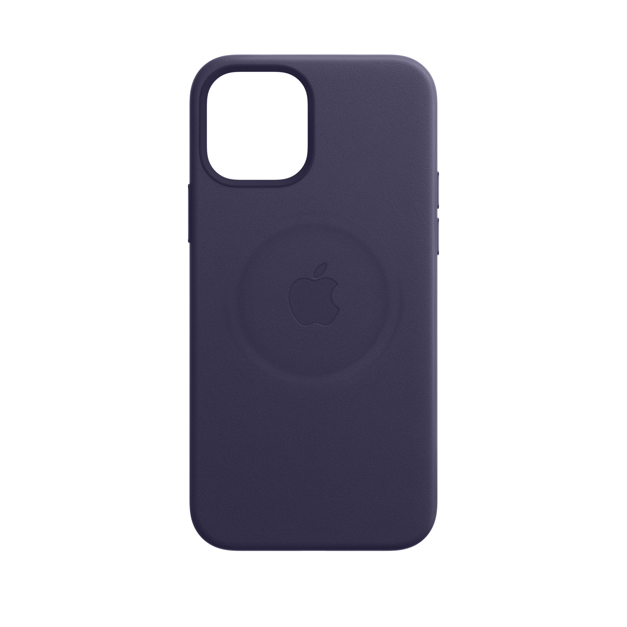 iPhone 12 & 12 Pro Leather Case with MagSafe — Deep Violet