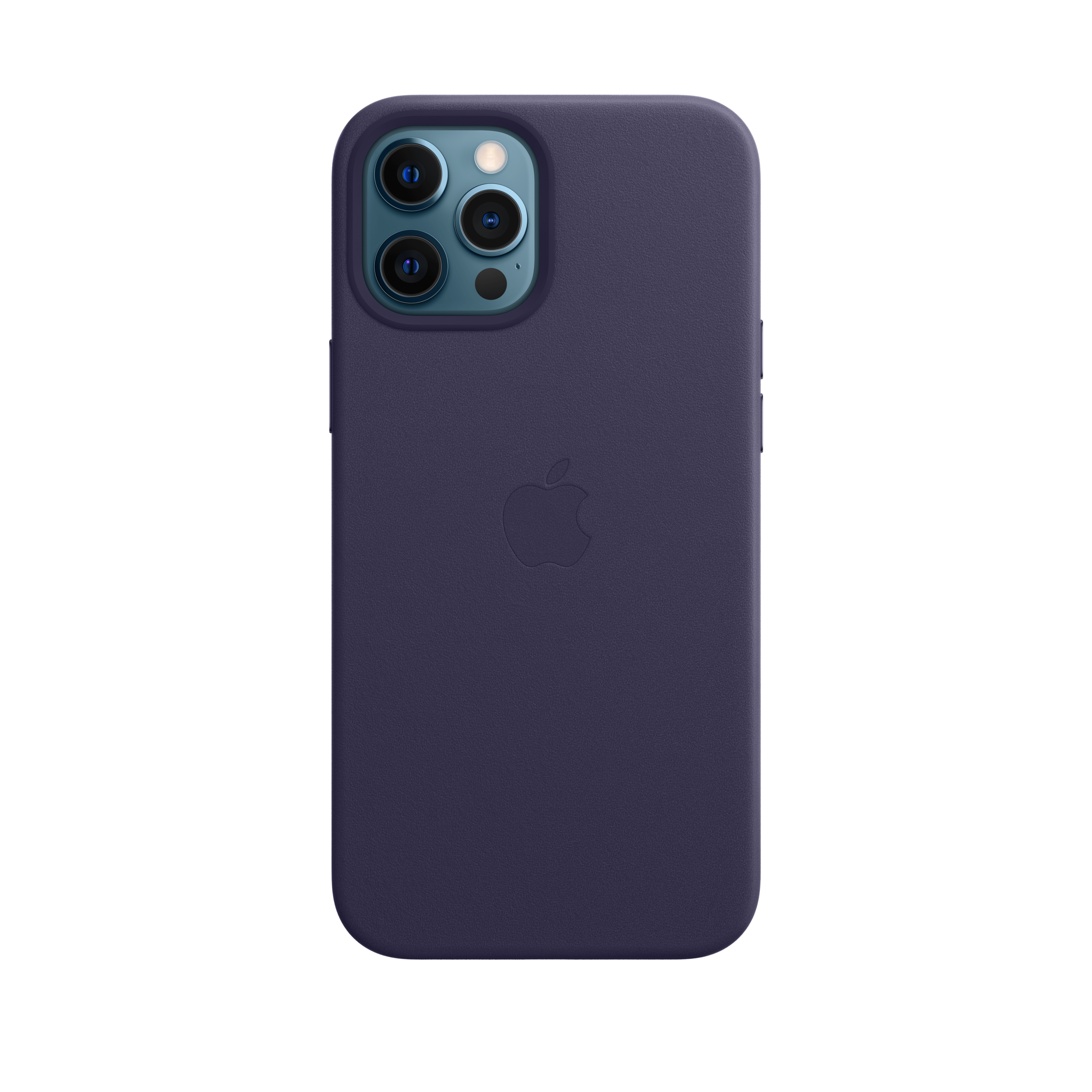 iPhone 12 Pro Max Leather Case with MagSafe — Deep Violet