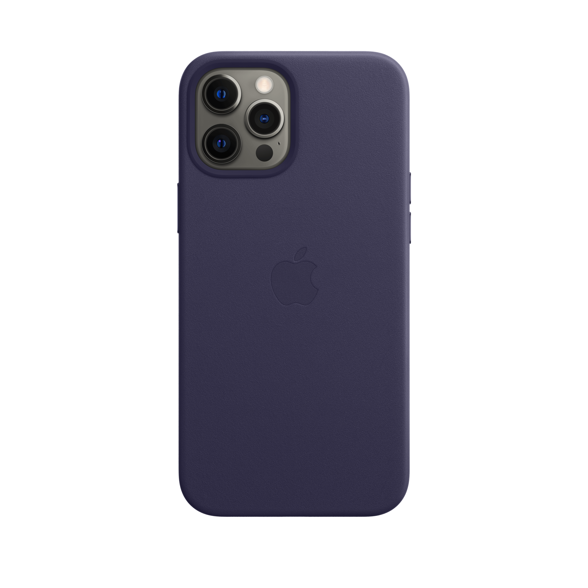 iPhone 12 Pro Max Leather Case with MagSafe — Deep Violet