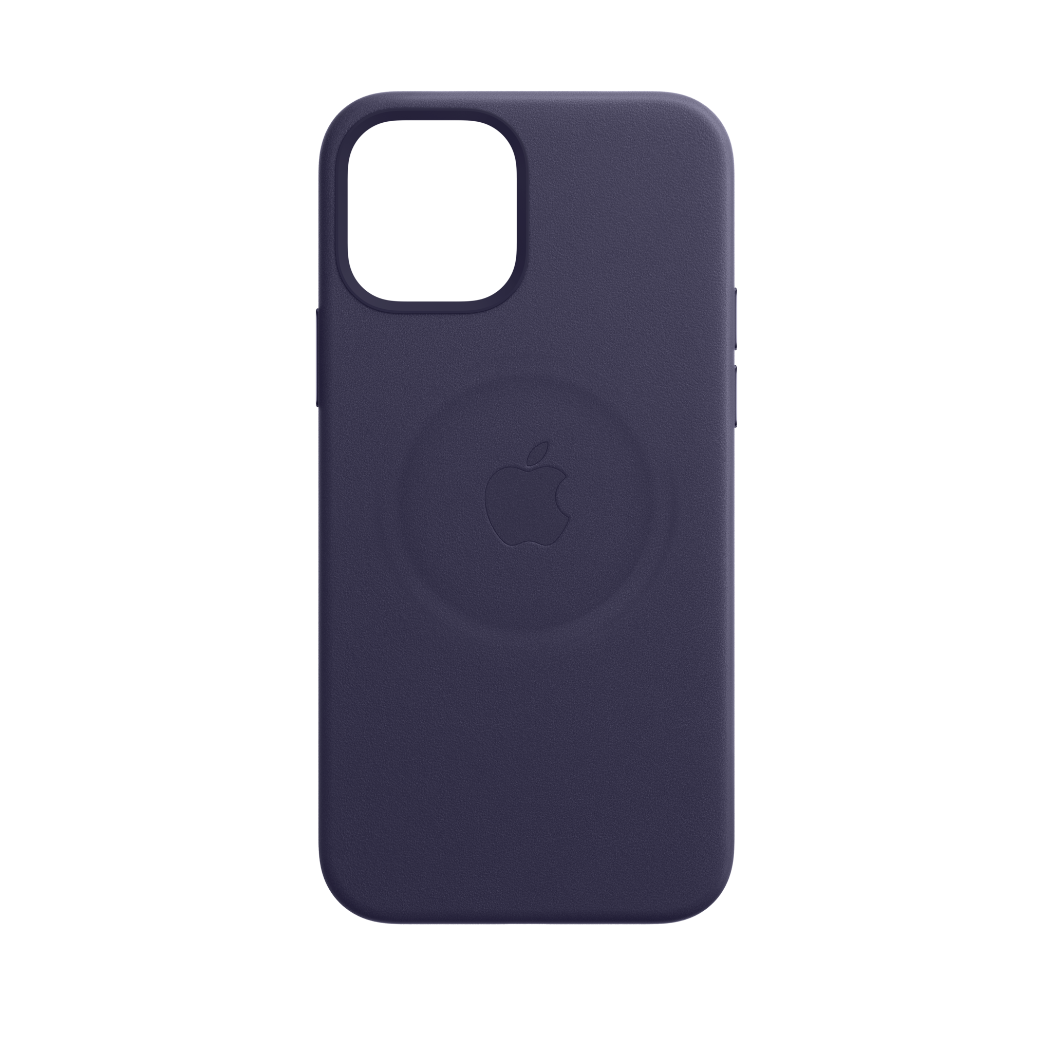 iPhone 12 Pro Max Leather Case with MagSafe — Deep Violet