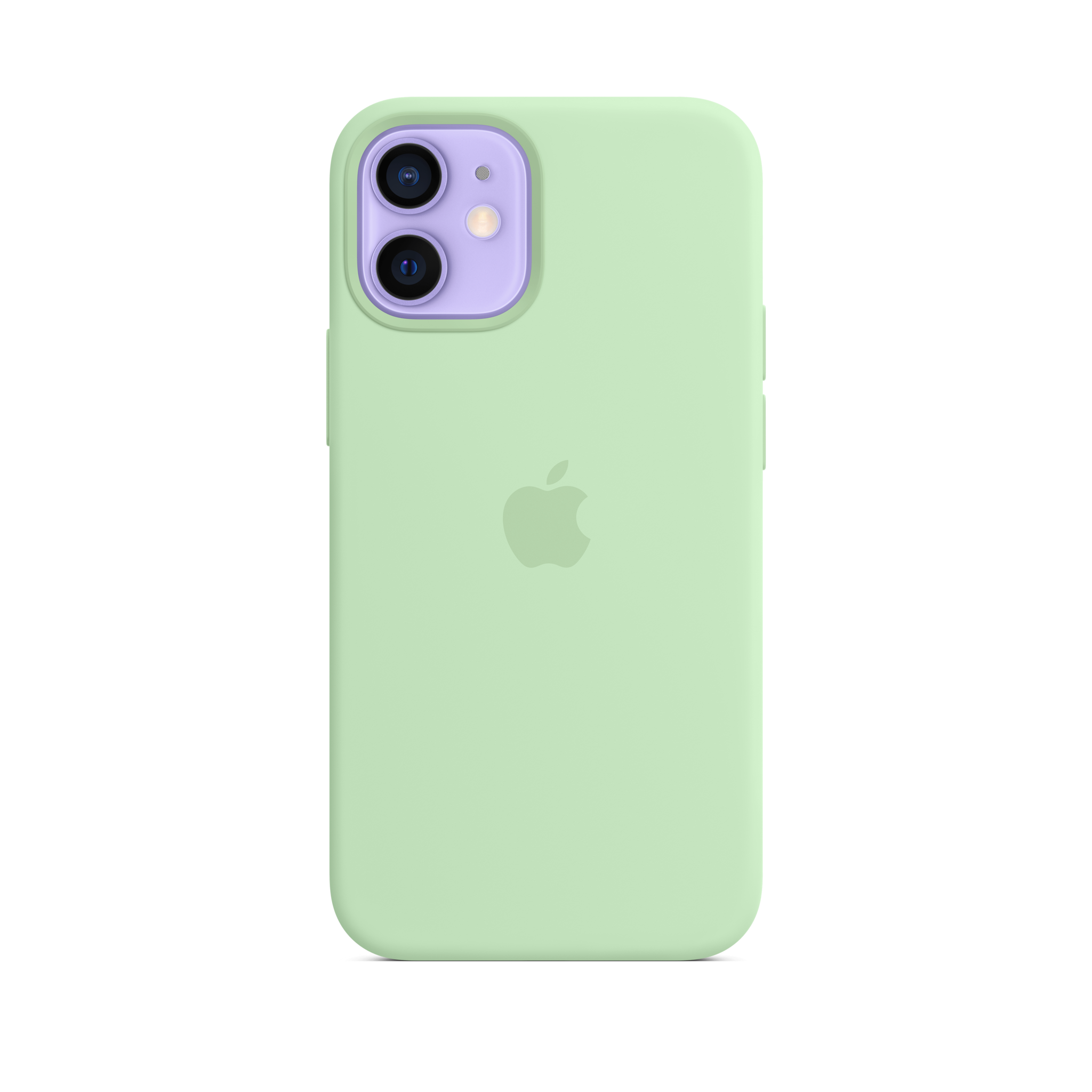 iPhone 12 mini Silicone Case with MagSafe — Pistachio