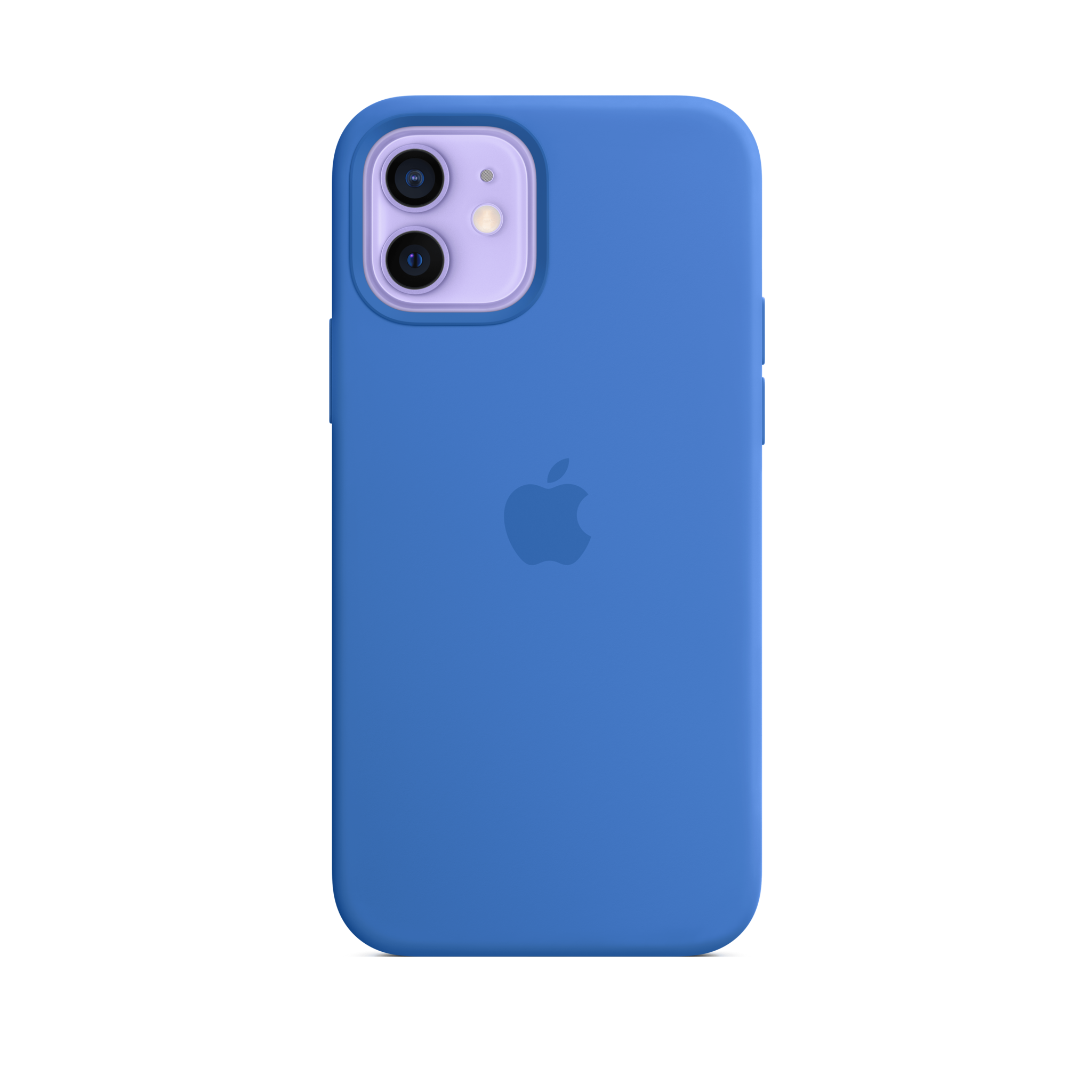 iPhone 12 & 12 Pro Silicone Case with MagSafe — Capri Blue