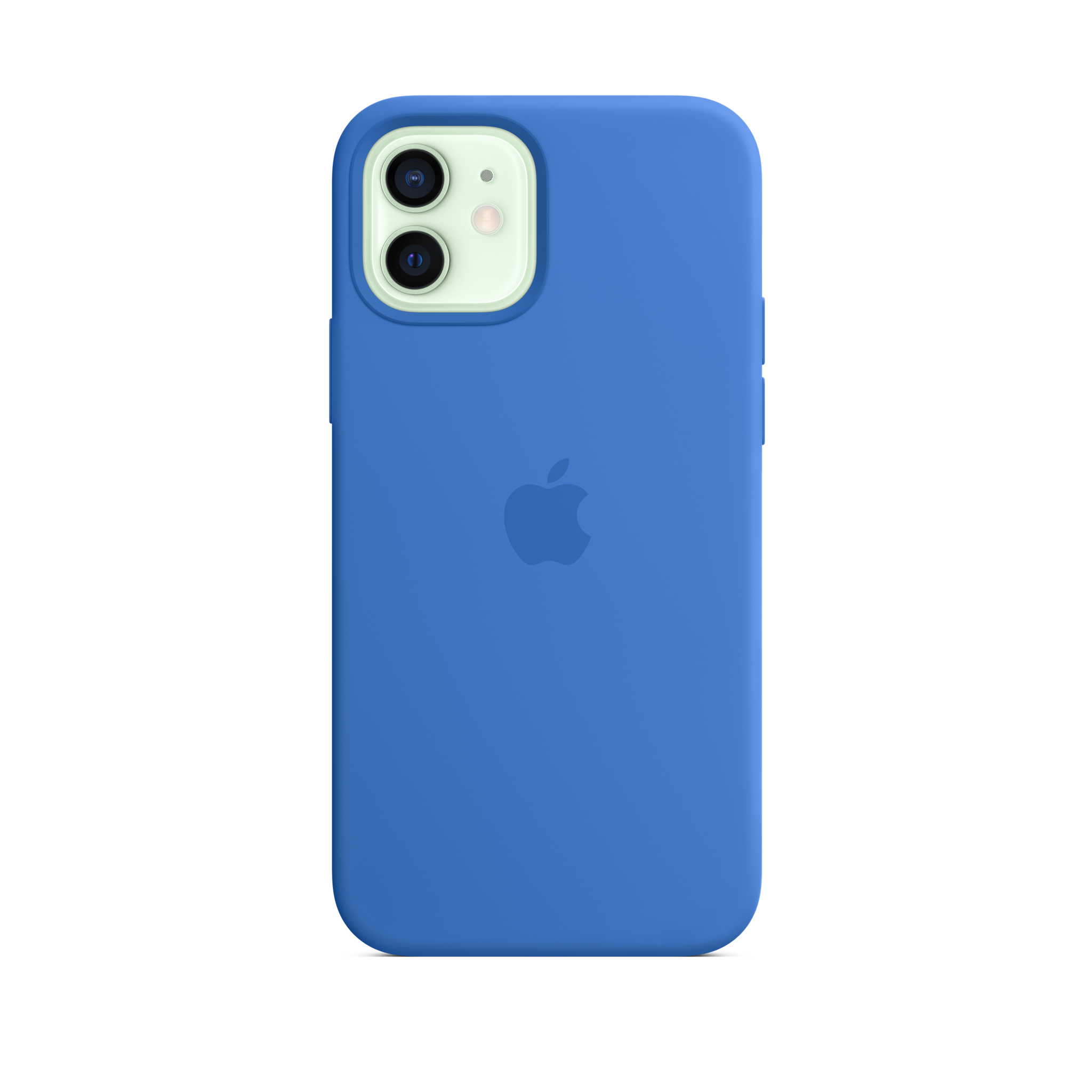 iPhone 12 & 12 Pro Silicone Case with MagSafe — Capri Blue